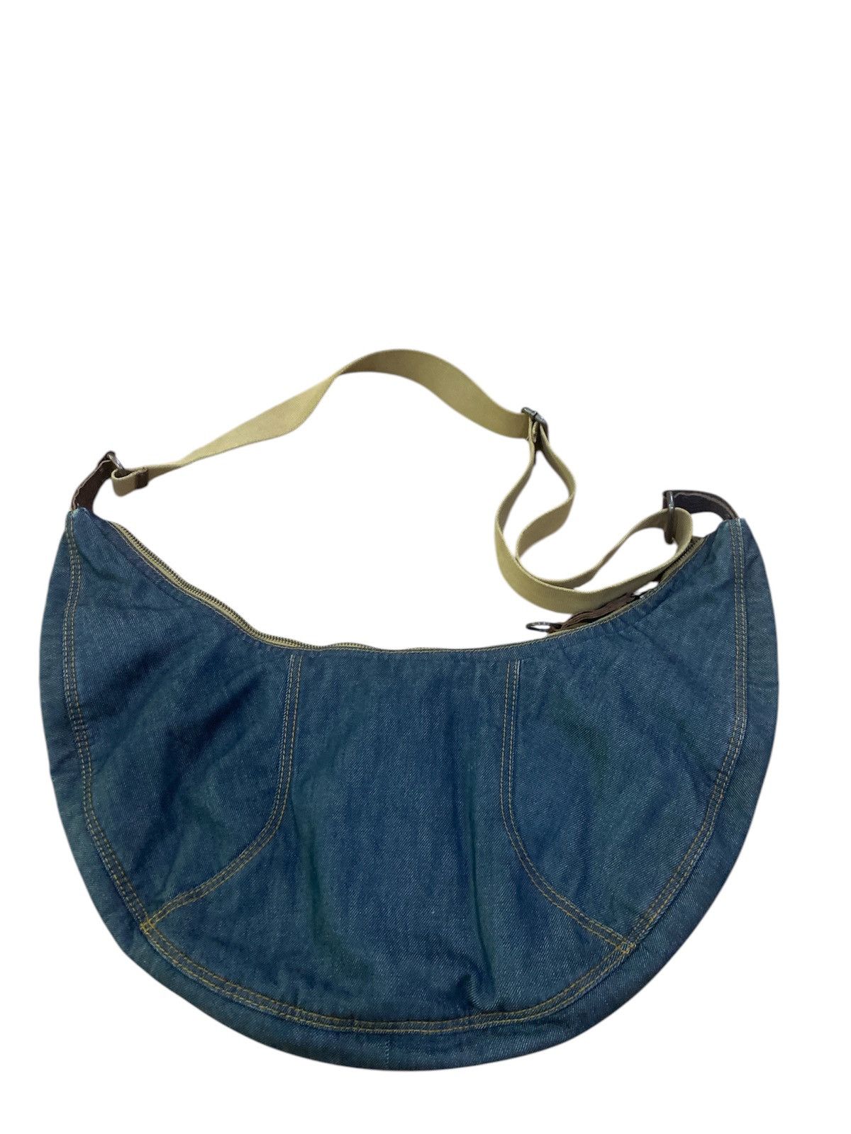 Designer × Diesel Vintage Diesel denim crossbody jeans bag Size ONE SIZE - 2 Thumbnail