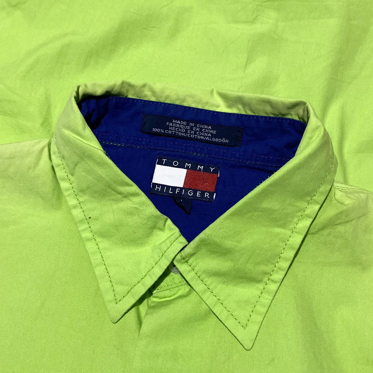 Tommy Hilfiger × Vintage 🔥SALE🔥 Tommy hilfiger aquatic shirt Size US L / EU 52-54 / 3 - 5 Thumbnail