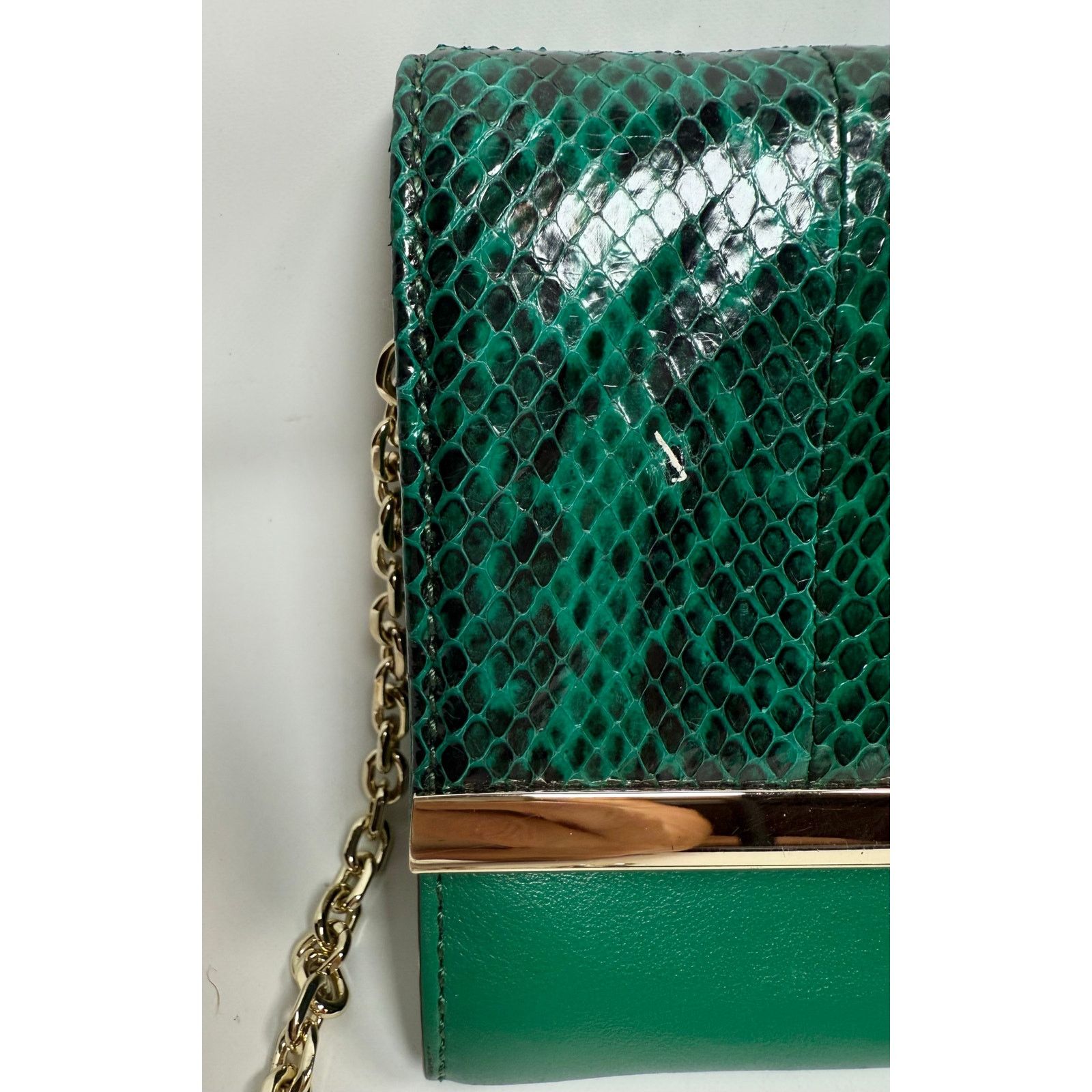 Diane von Furstenberg NWOT DVF Diane Von Furstenberg After 6 Club Snake Clutch Size ONE SIZE - 5 Thumbnail