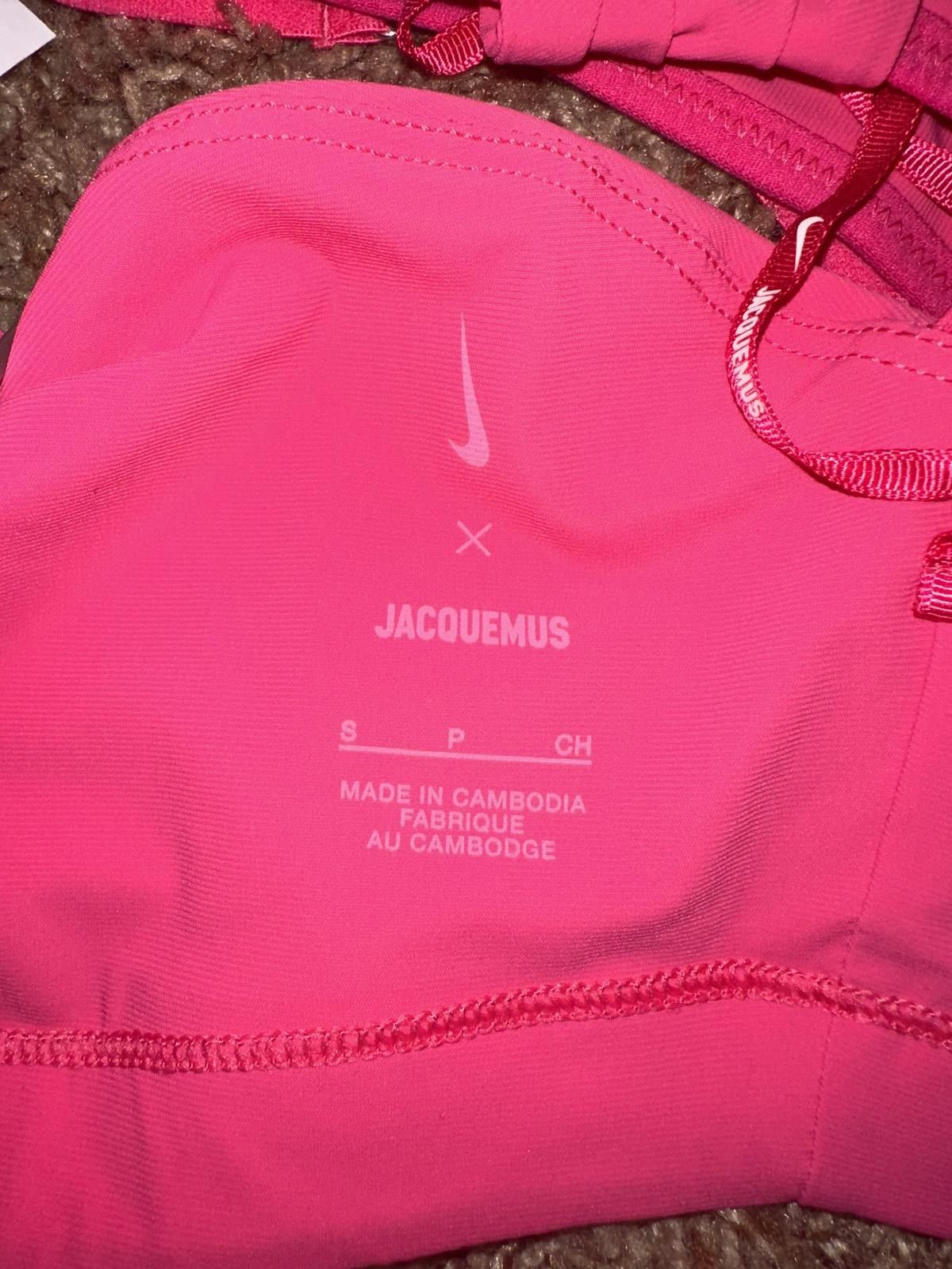 Nike Women’s Jacquemus La Brassière Drapée Pink Sport Bra