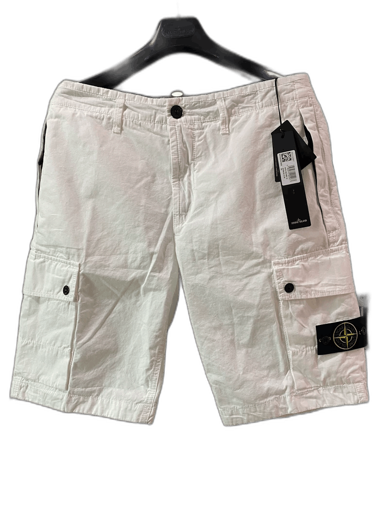 Stone Island Stone Island Casual Cargo Shorts for Men -2506 Size US 33 - 1 Thumbnail