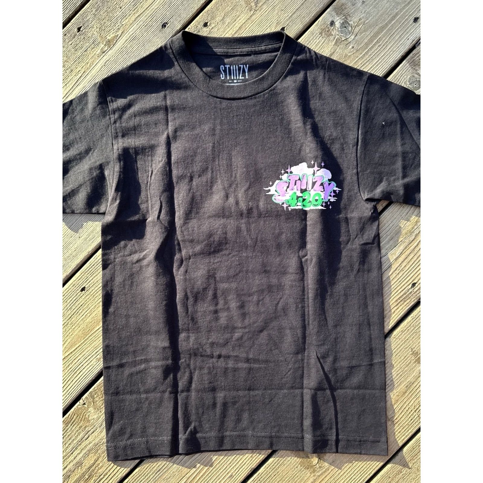 Logo 7 STIIIZY 420 Shirt Black Logo Streetwear Graphic Tee Small Mens Size US S / EU 44-46 / 1 - 2 Thumbnail