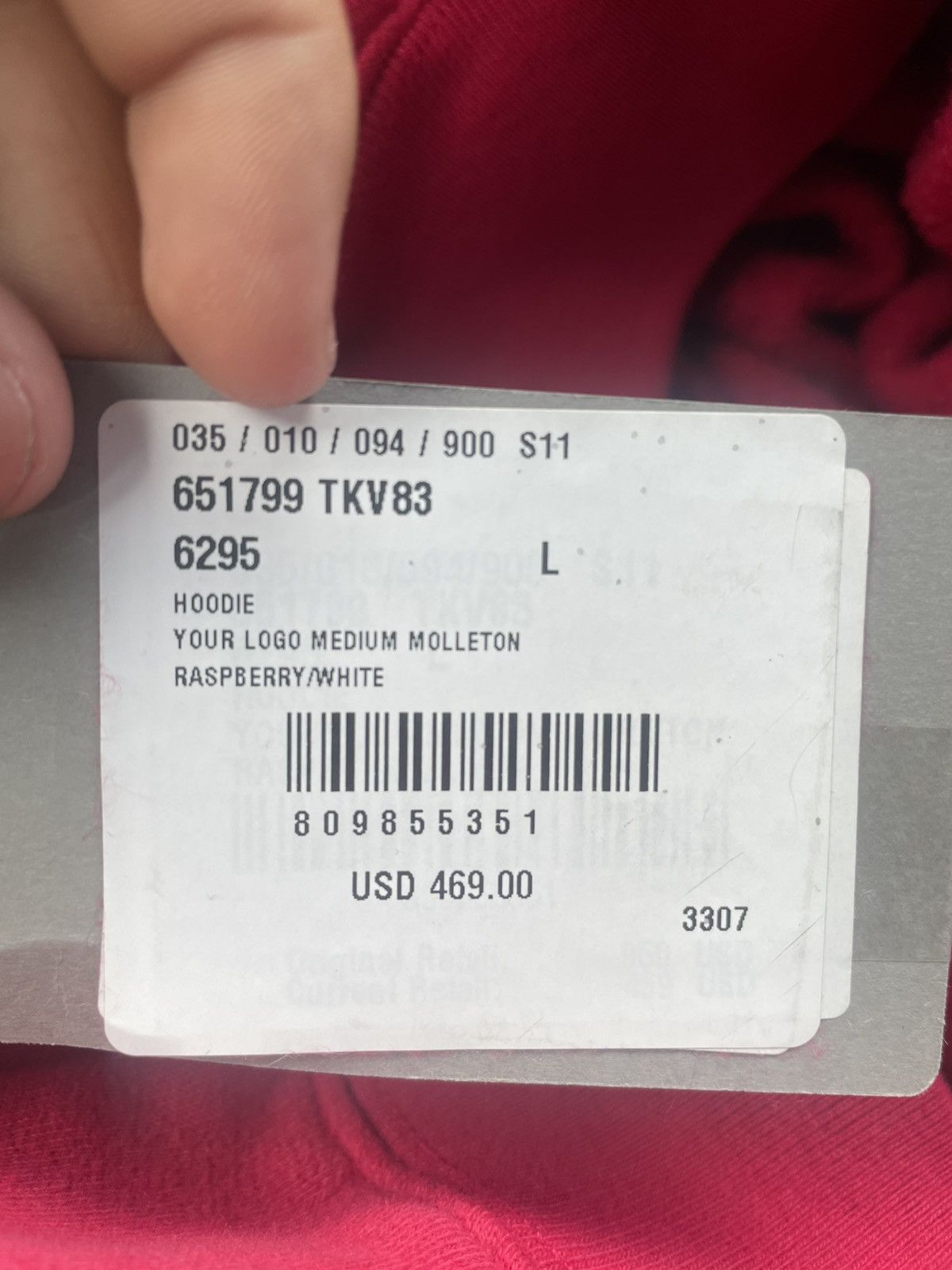 Balenciaga A/W 2021 “Your logo here” balenciaga hoodie Size US L / EU 52-54 / 3 - 5 Thumbnail