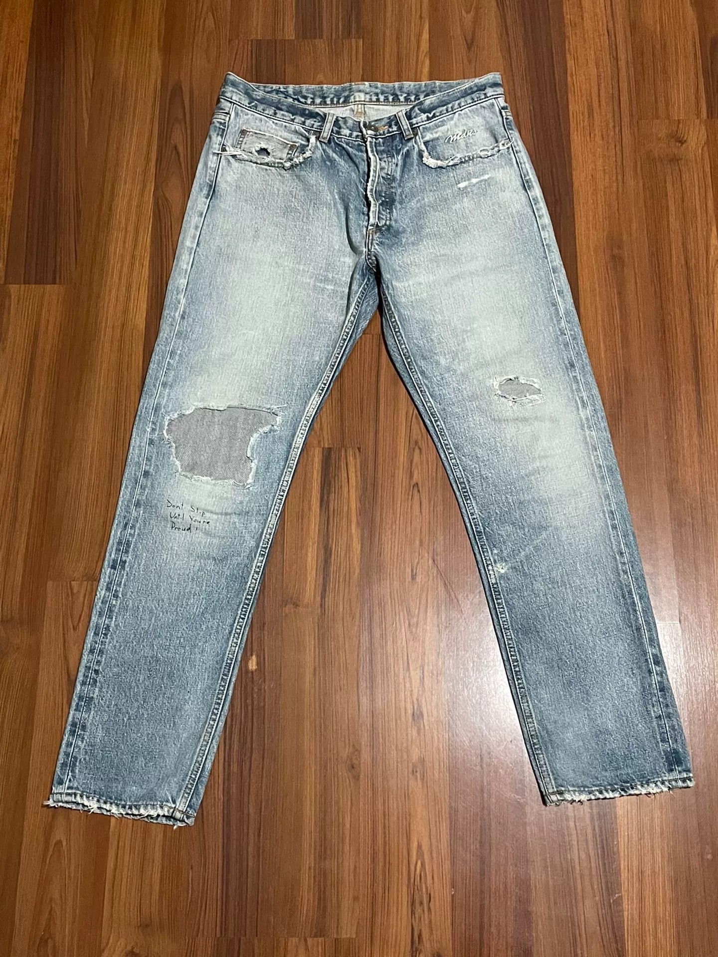 Madness MADNESS 17SS Japan Distressed Jeans Size US 30 / EU 46 - 1 Thumbnail