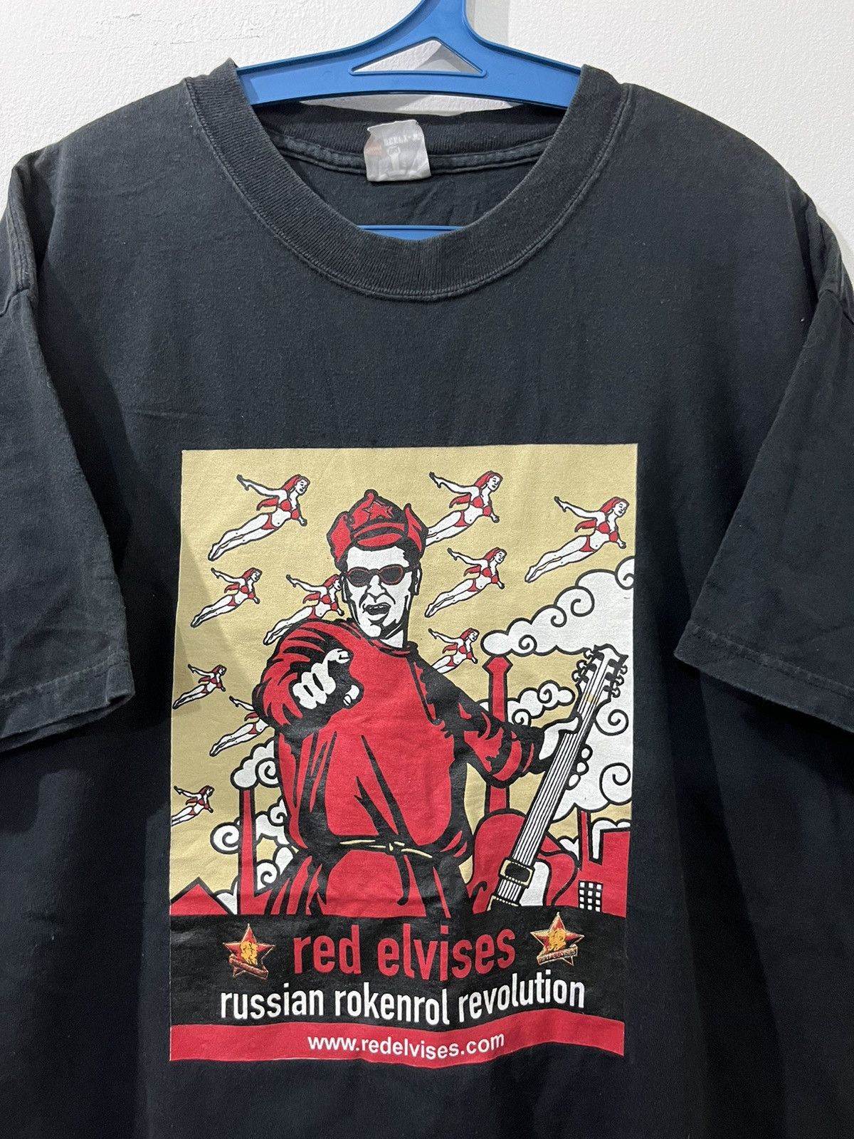 Band Tees 🔥 RED ELVISES RUSSIAN Misfits Sex Pistols alike Tshirts Size US L / EU 52-54 / 3 - 2 Thumbnail