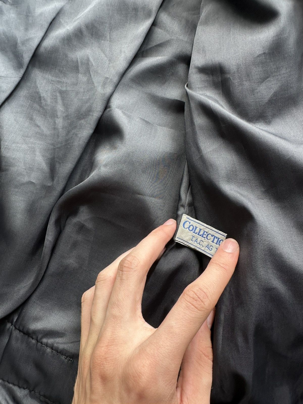 Other 🚨VNTG LEATHER JACKET AVANT GARDE ASYMMETRICAL BLACK MOTO Size US L / EU 52-54 / 3 - 23 Thumbnail