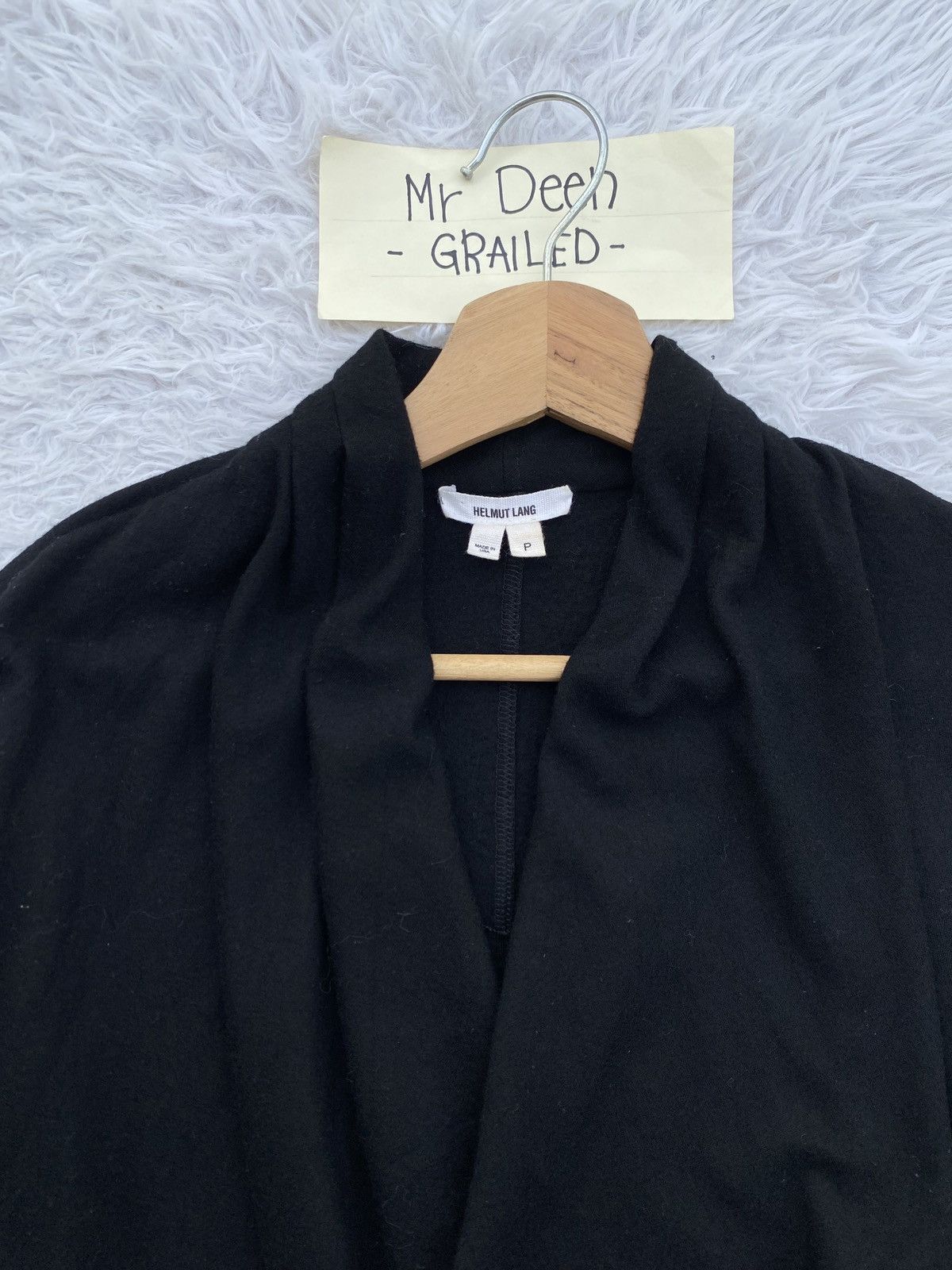 Helmut Lang Rare Helmut Lang Cowl Neck Black Dress Size S / US 4 / IT 40 - 10 Thumbnail