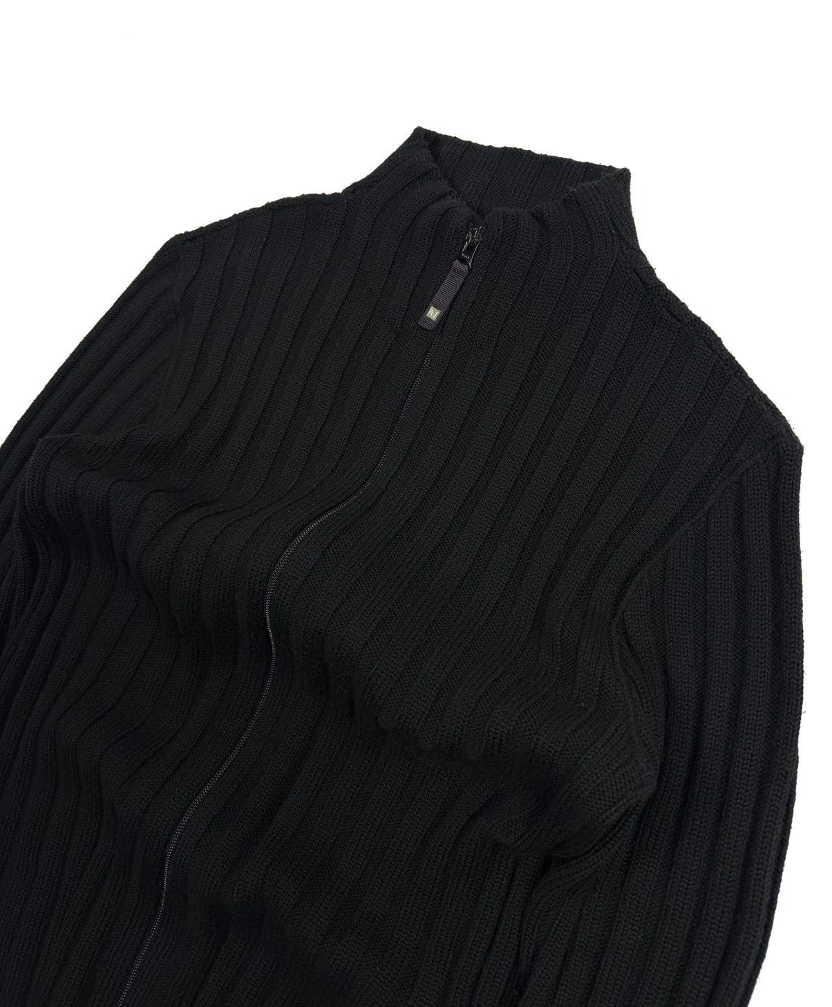 Armani Armani Jeans Y2K Full Zip Wool Blend Knit SweaterAvant Garde Size US M / EU 48-50 / 2 - 11 Thumbnail