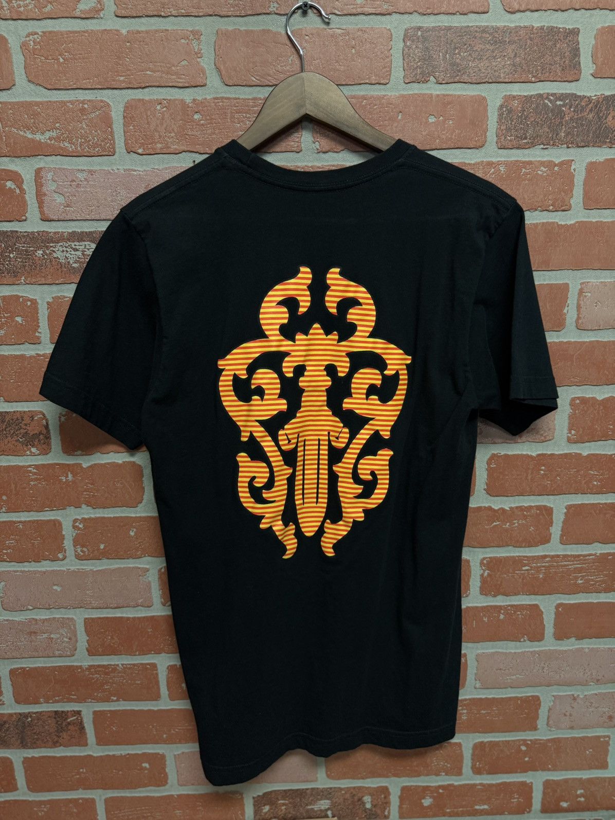 Chrome Hearts Black Dagger Tee Colorful Size M