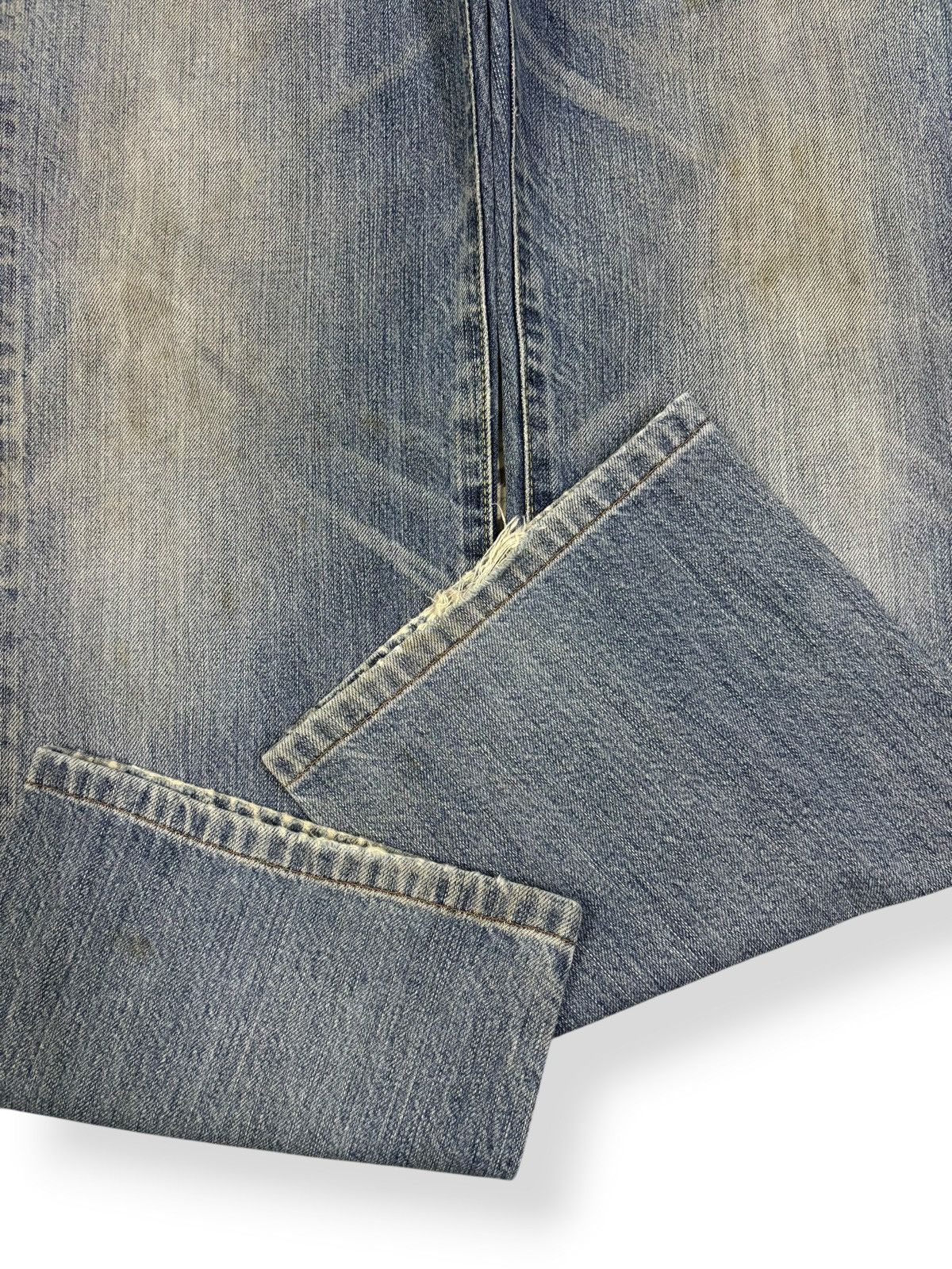 Undercover × Uniqlo Vintage Uniqlo S002 Rusty Blue Wash Loose Fit Grunge Jeans Size US 33 - 8 Thumbnail