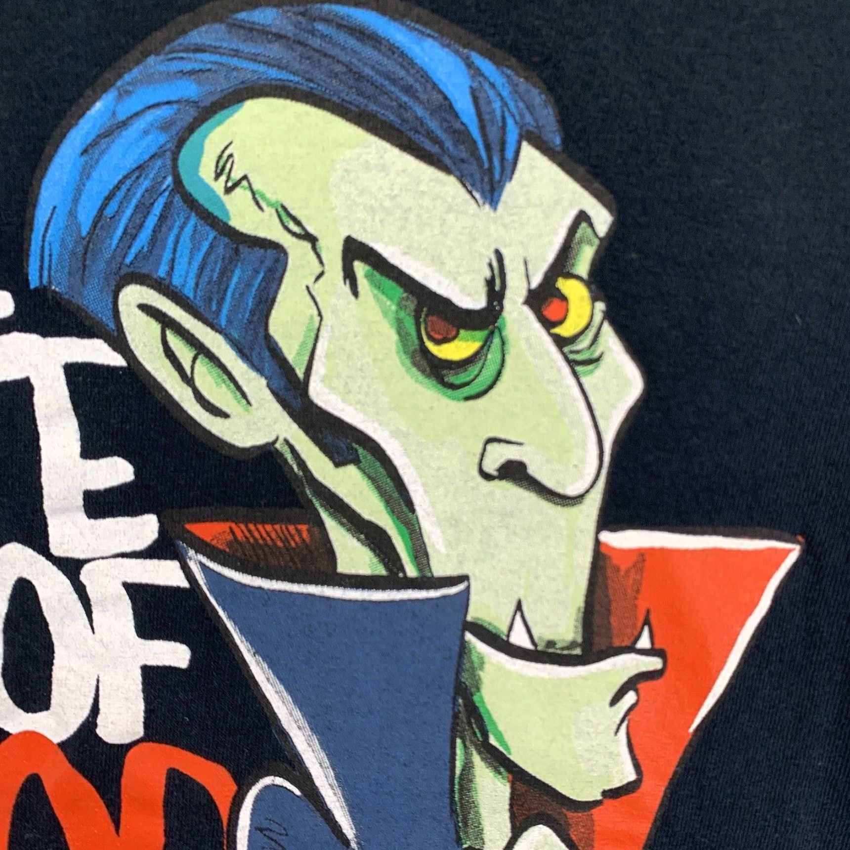 Vintage VAMPIRE Graphic T-Shirt Mens Size Small Black Dracula 90s Gothic Halloween Size US S / EU 44-46 / 1 - 5 Thumbnail