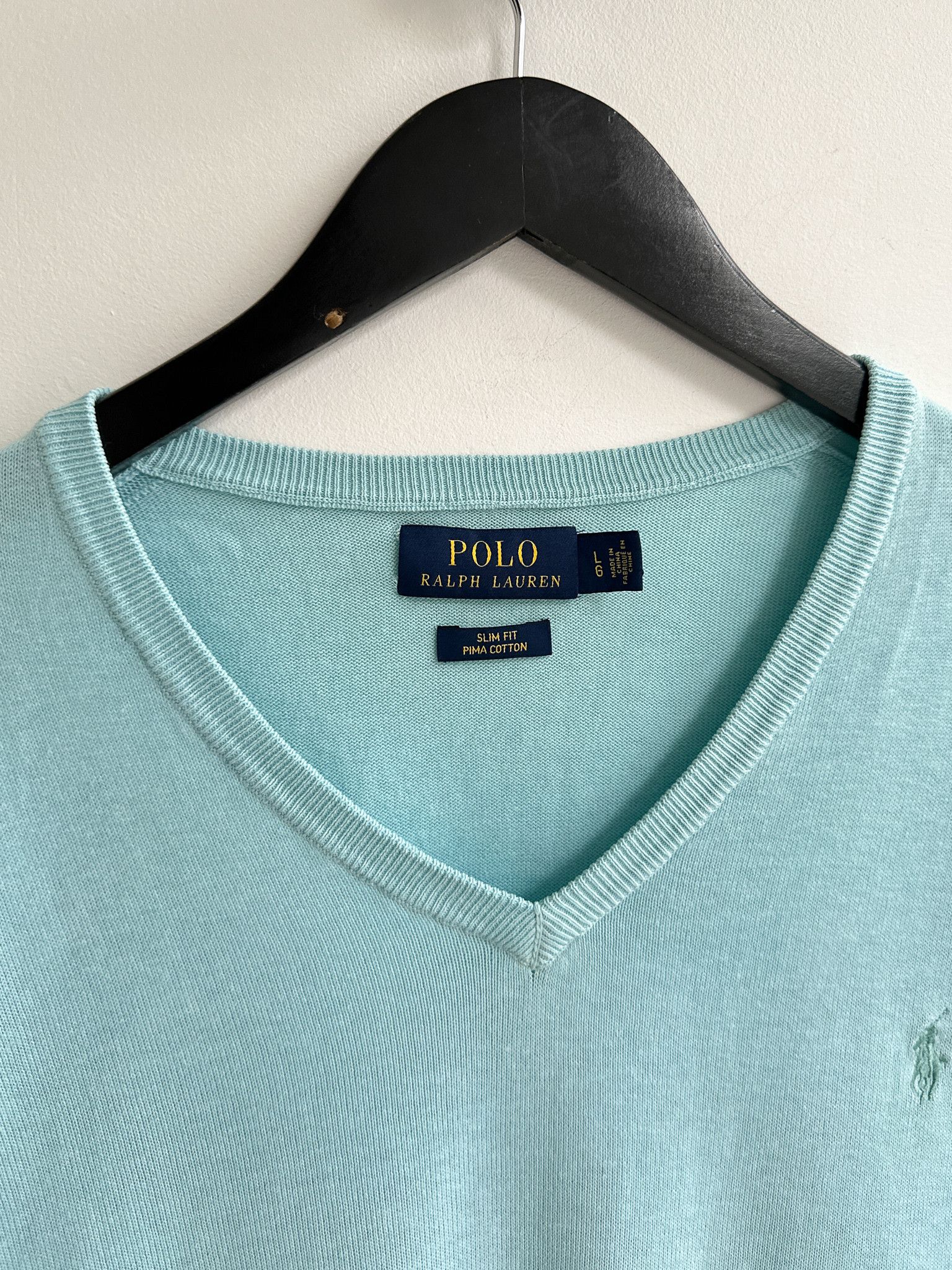 Polo Ralph Lauren Polo Ralph Lauren V Neck Jumper Sweater Pullover Size US L / EU 52-54 / 3 - 6 Thumbnail