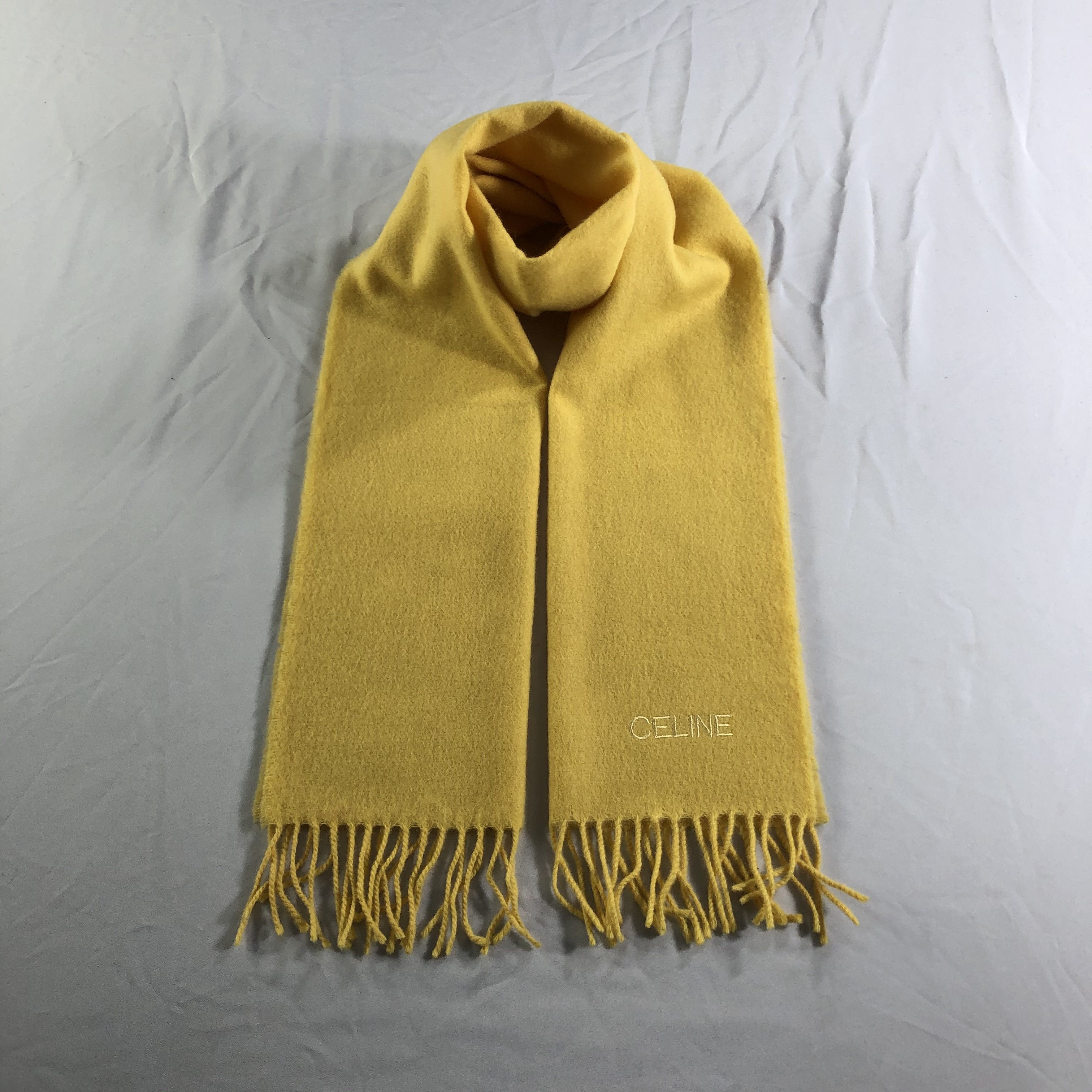 Celine Celine Wool Scarf Muffler Neckwear V2438 Size ONE SIZE - 1 Thumbnail