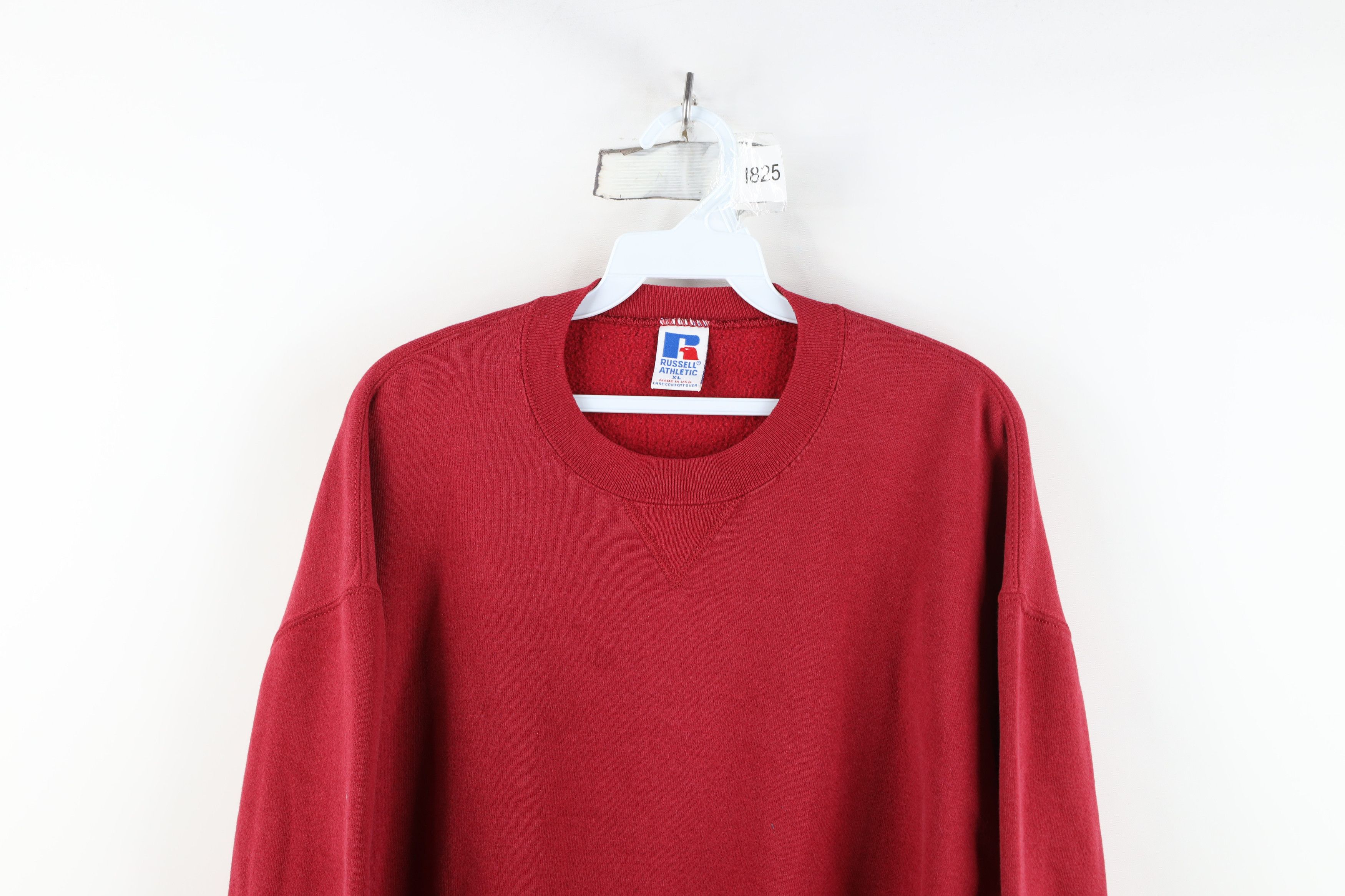 Russell Athletic Vintage 90s Russell Athletic Blank Crewneck Sweatshirt USA Size US XL / EU 56 / 4 - 2 Thumbnail