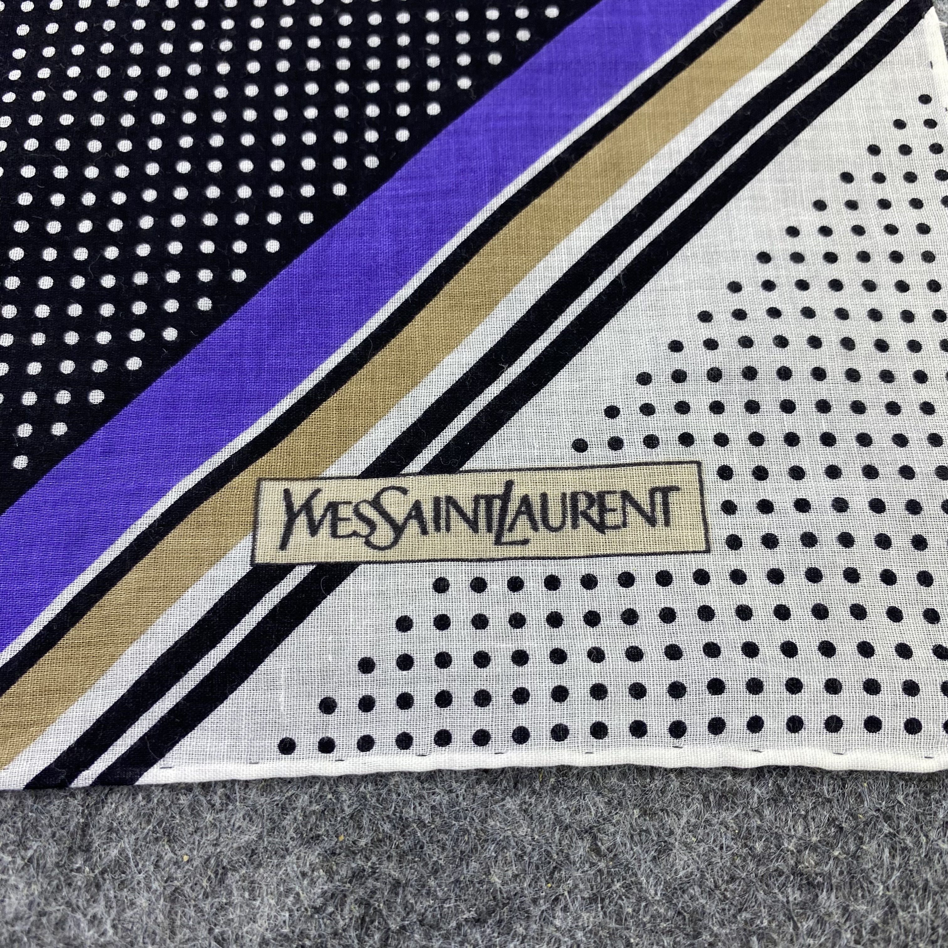 Yves Saint Laurent Yves Saint Laurent Handkerchief / Bandana /Neckerchief-B2094 Size ONE SIZE - 7 Thumbnail