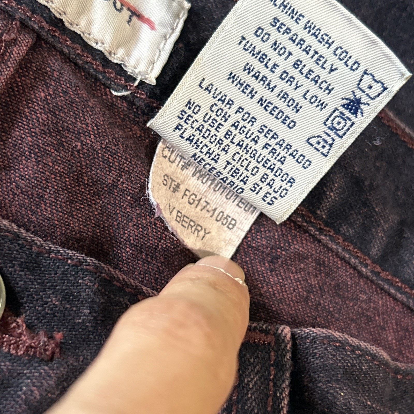 Faded Glory Beyond Baggy Dojo Jeans Womens 10 32x29 Baggy Bootcut Flare Size 32" / US 10 / IT 46 - 3 Thumbnail