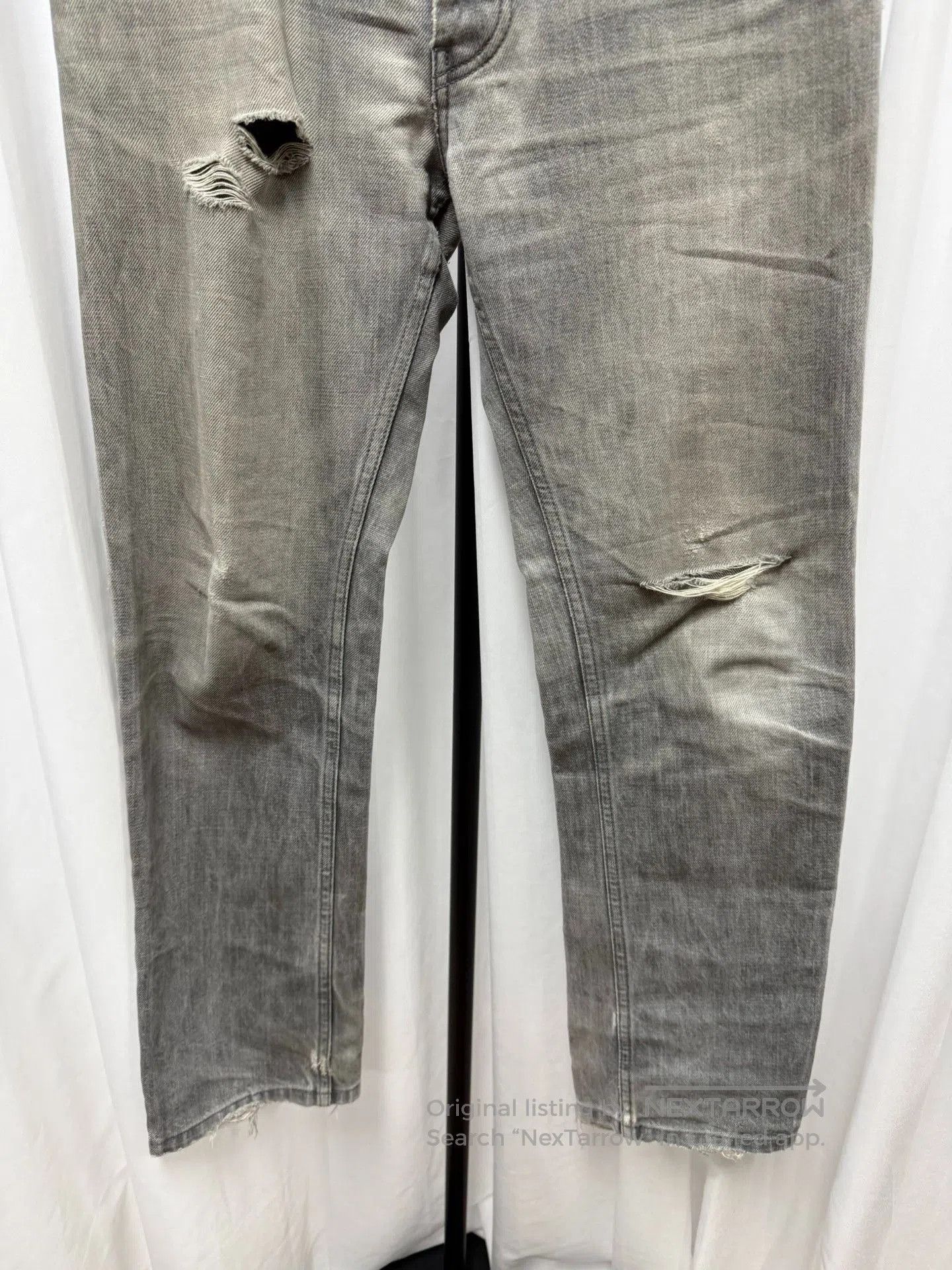 Helmut Lang Helmut Lang Distressed Washed Jeans. Size US 32 / EU 48 - 3 Thumbnail