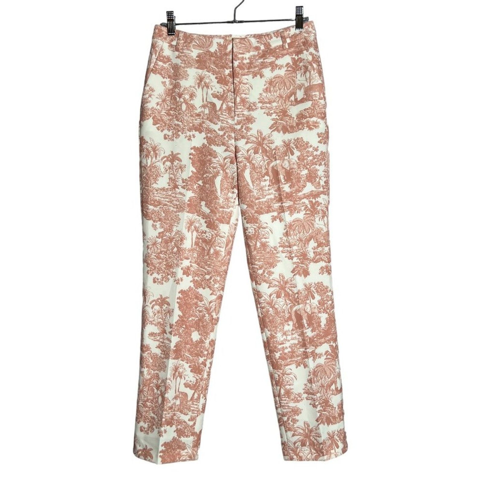 L'AGENCE L'Agence Ludivine Rose Floral Trouser Size 4 Cropped Size 27" / US 4 / IT 40 - 1 Thumbnail