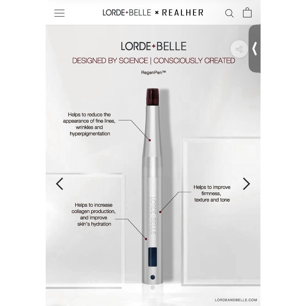 Designer NWB $299 RegenPen™ Lorde + Belle Tool + 5 Cartridges Size ONE SIZE - 2 Thumbnail