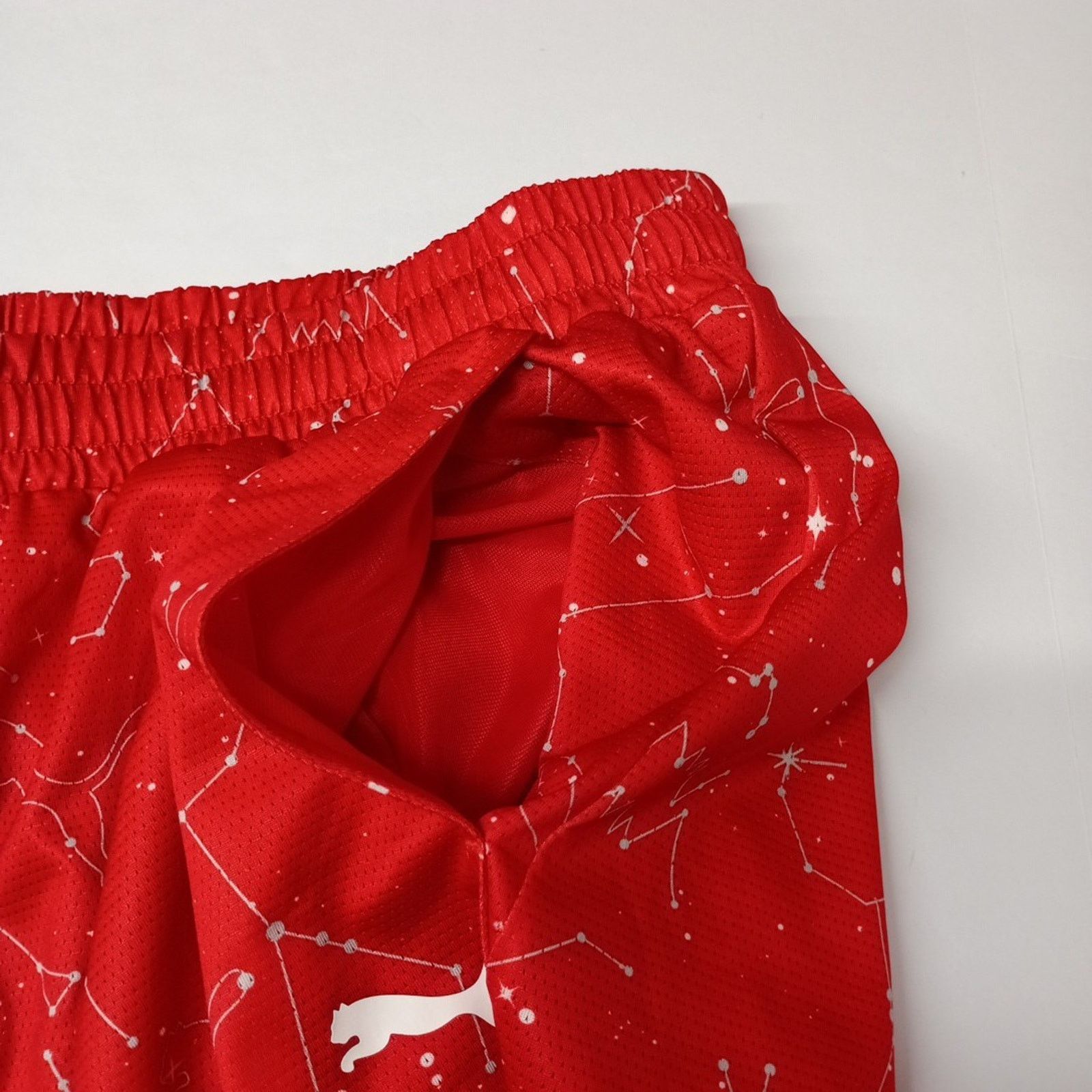 Puma Puma Mesh Hoopaverse Athletic Shorts Men's Size 2XL XXL Red Size US 38 / EU 54 - 3 Thumbnail