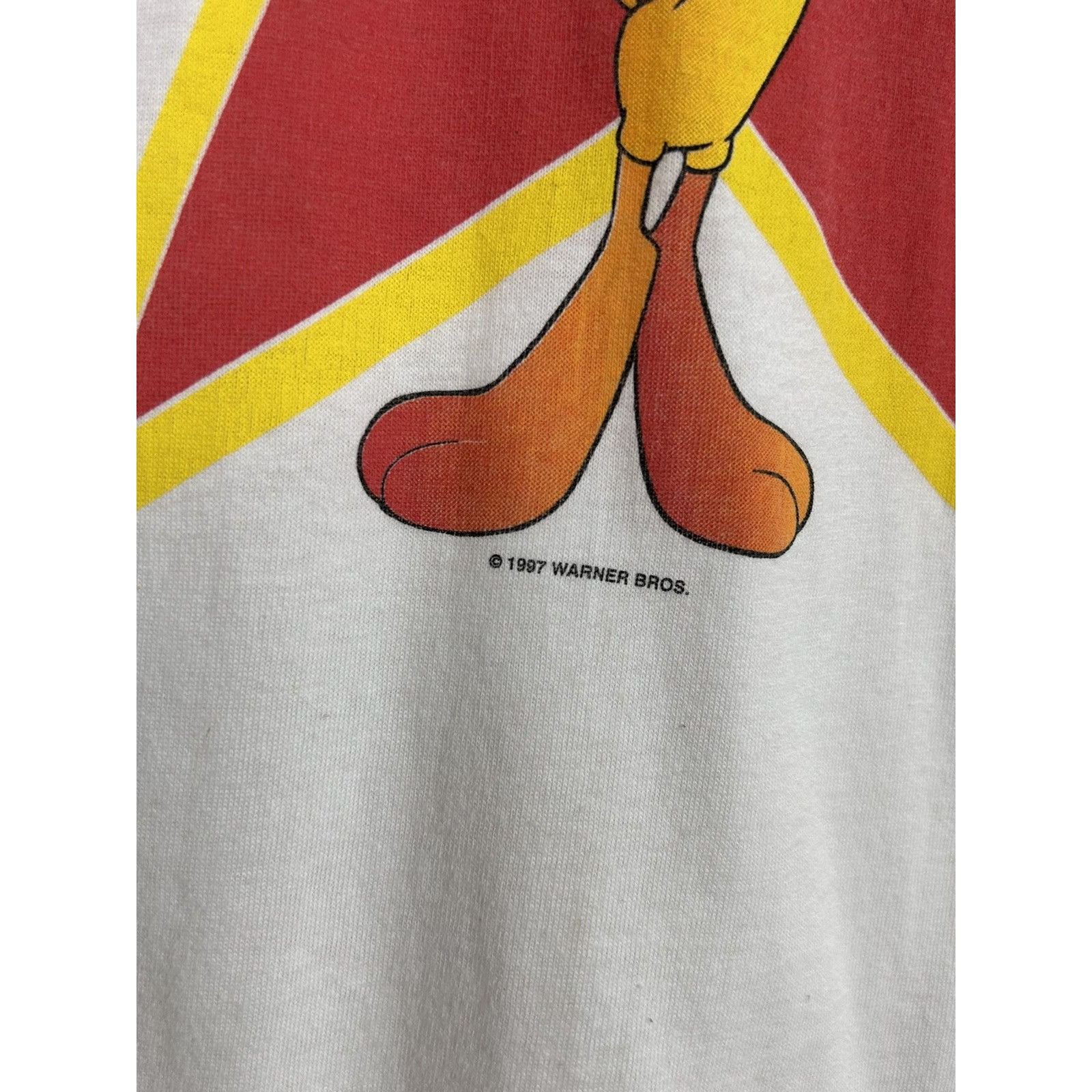 Vintage 90s Vintage 1997 Warner Bros Tweety Pie Licensed T-Shirt Size US S / EU 44-46 / 1 - 3 Thumbnail