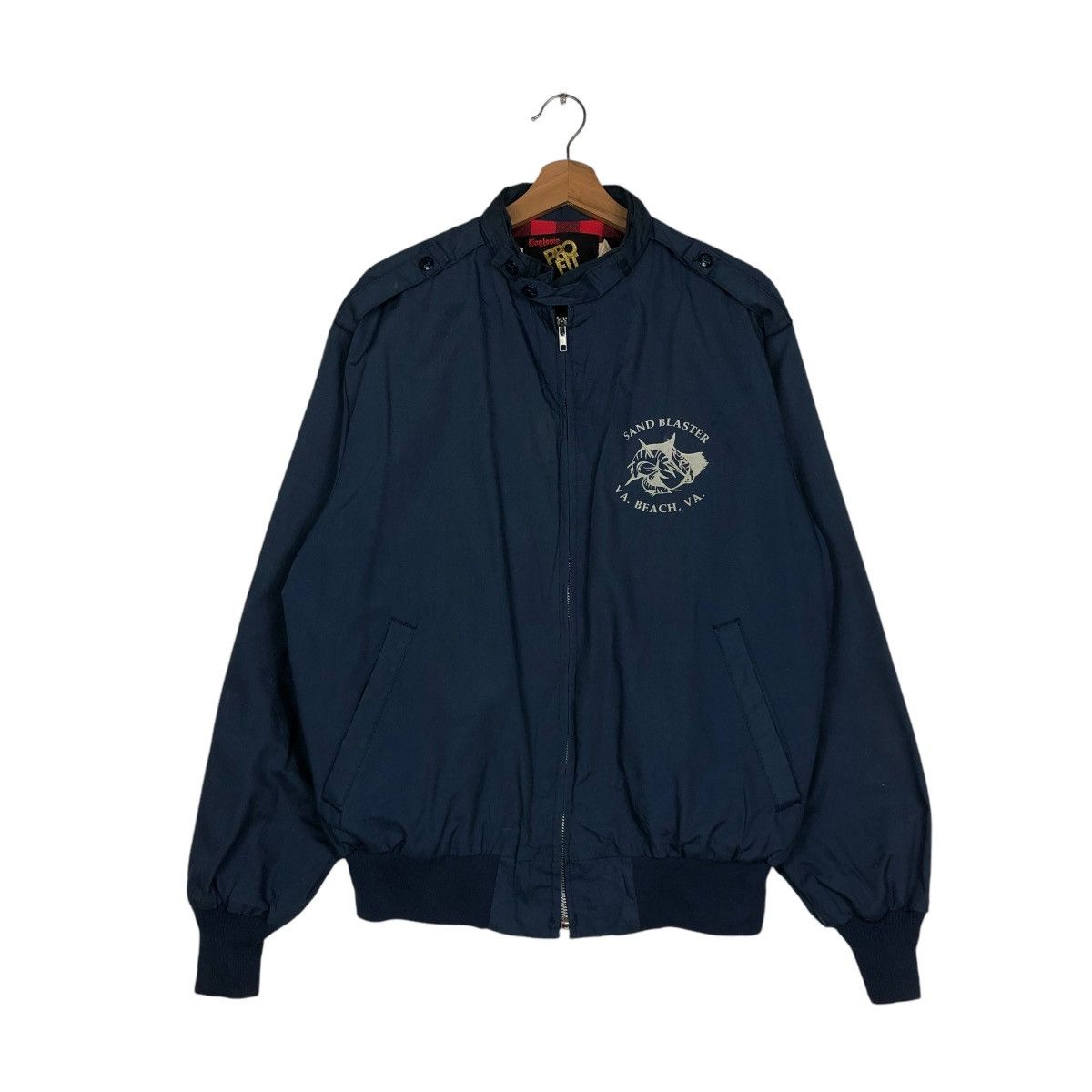 Toyo Enterprises 🔥VINTAGE BOMBER JACKET PARACHUTE BLANKET SAND BLASTER USA Size US L / EU 52-54 / 3 - 3 Thumbnail