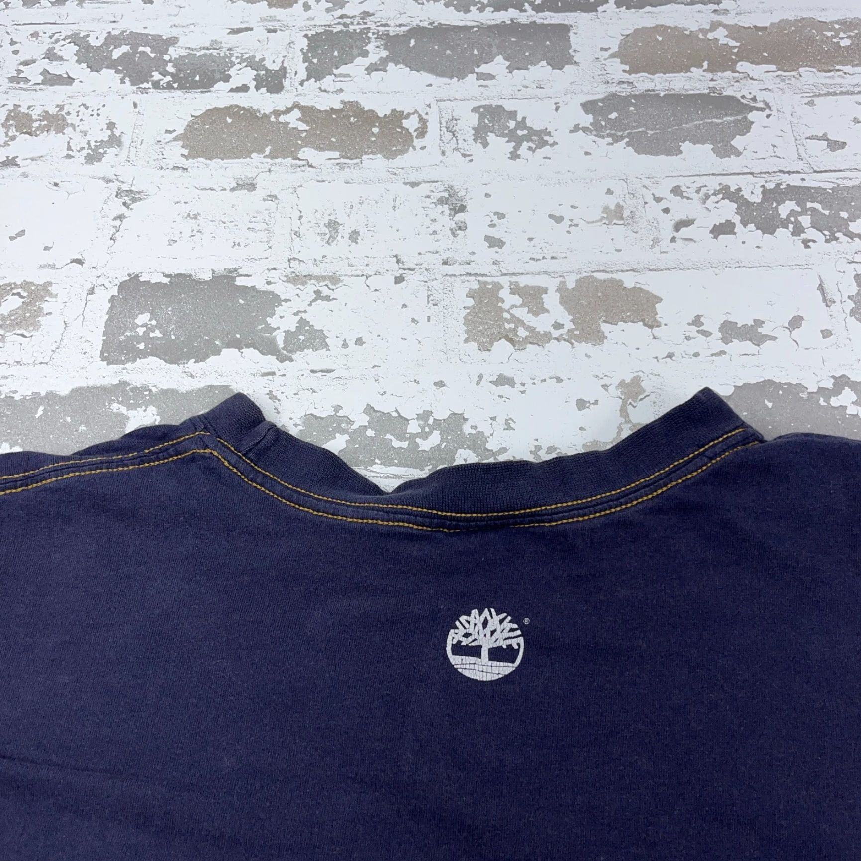 Timberland VINTAGE Timberland Shirt Men XL Blue Tee All Over AOP Street Wear Y2K Baggy Fade Size US XL / EU 56 / 4 - 4 Thumbnail