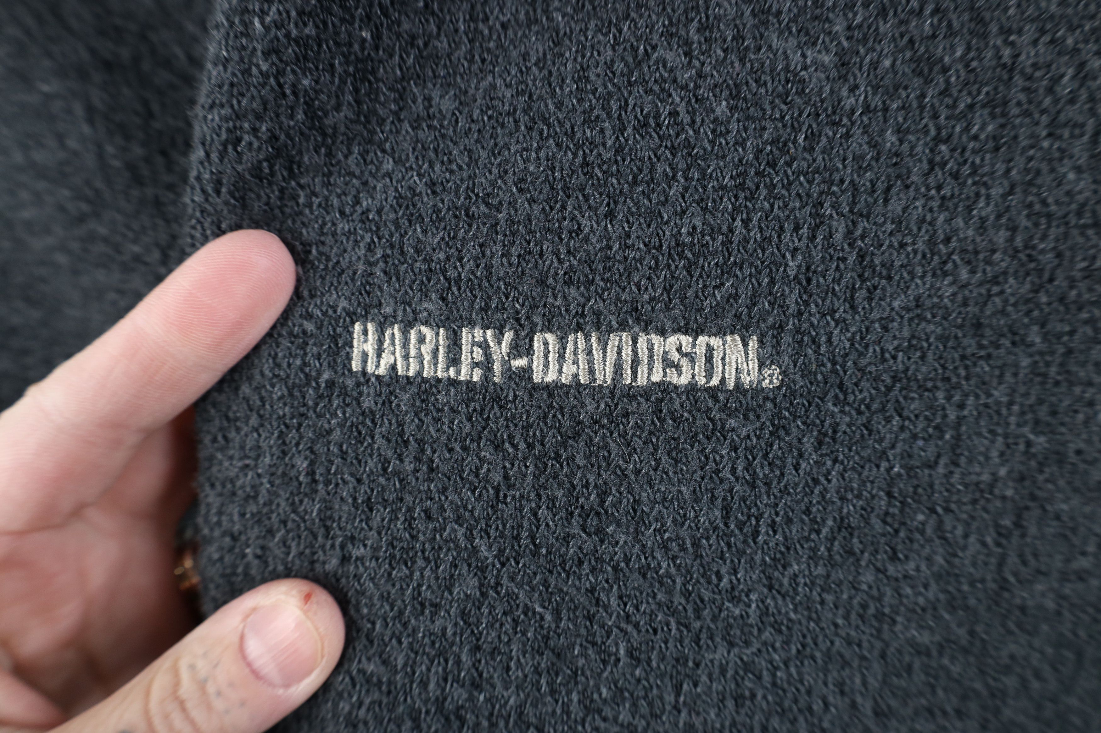 Harley Davidson Vintage 90s Harley Davidson Terry Cloth Sweater Vest USA Size US L / EU 52-54 / 3 - 4 Thumbnail