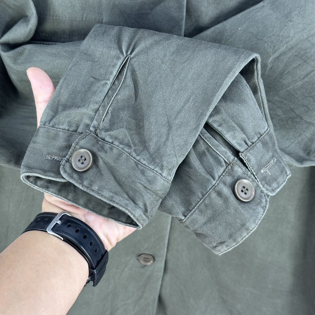 Japanese Brand Vintage 2000s Anap Army Navajo Hybrid Button Up Shirt Size US XS / EU 42 / 0 - 12 Thumbnail