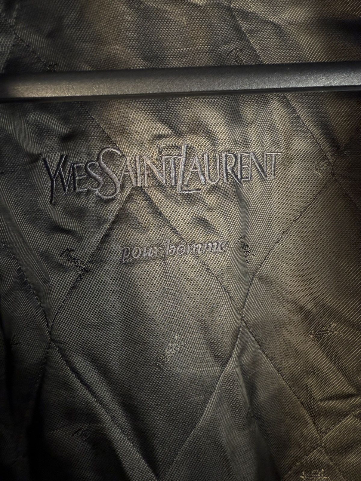 Yves Saint Laurent 90s YSL Leather Jacket Black Soft Vintage Rare Bomber Size US M / EU 48-50 / 2 - 5 Thumbnail