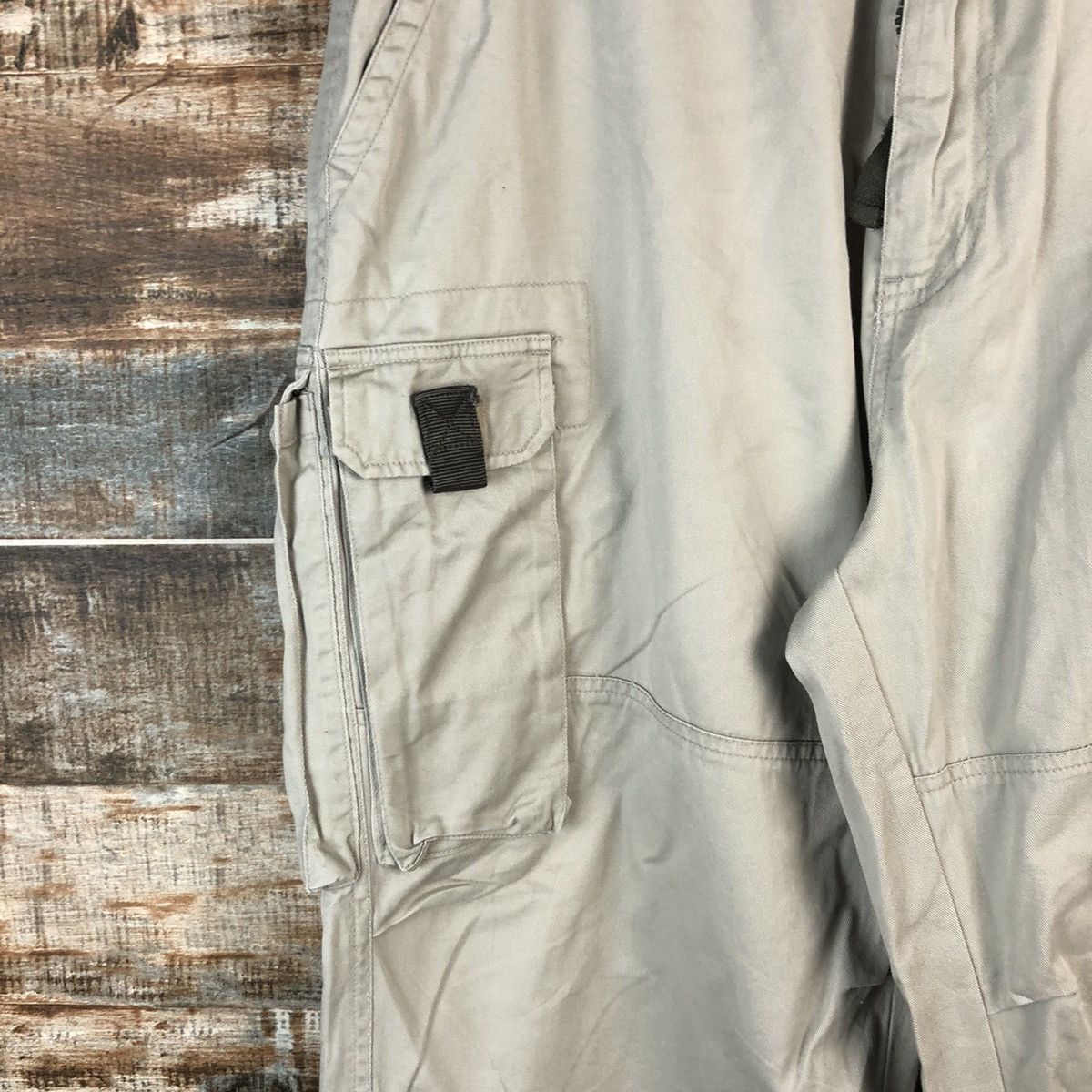 Japanese Brand Lava Bay Cream Cargo Multipocket Pants #A2539 Size US 35 - 9 Thumbnail