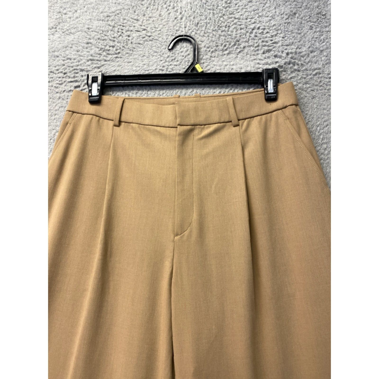 Uniqlo Uniqlo Pants Women Gold Pleated Wide-Leg 31x32 Adult Regular Wide-Leg Dress Pants Womens Size 24" / US 00 / IT 34 - 2 Thumbnail