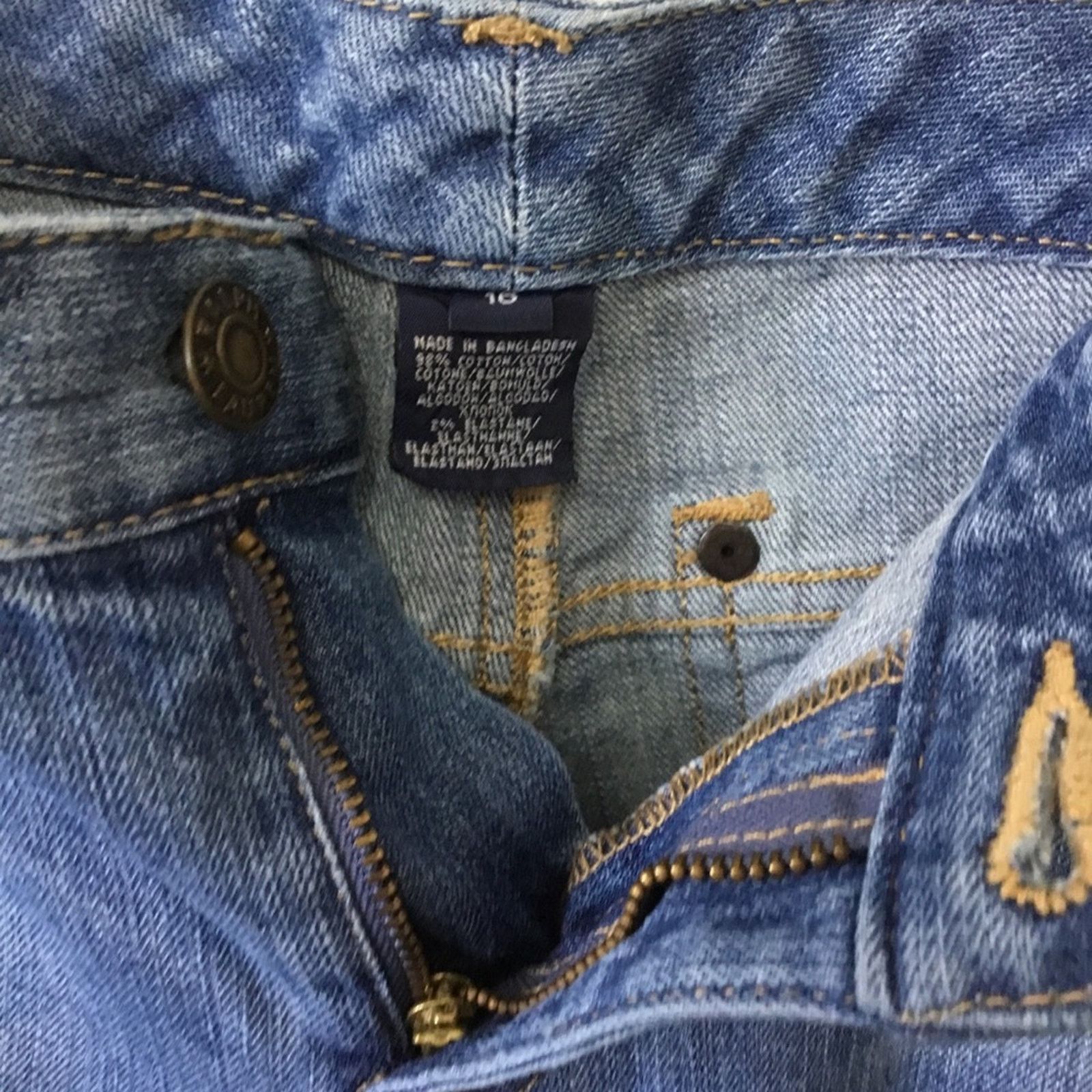 Ralph Lauren Ralph Lauren Girl Blue Straight Legs Jeans Size 38" / US 16 / IT 52 - 2 Thumbnail