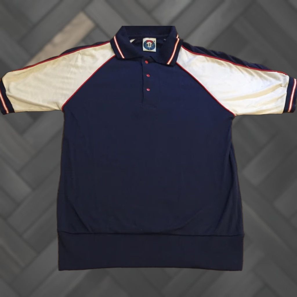 VINTAGE SLT Marina Del Rey Men's Shirt - Polyester/Cotton Blend - Size Small - Short Sleeve - Button - Adult Mens