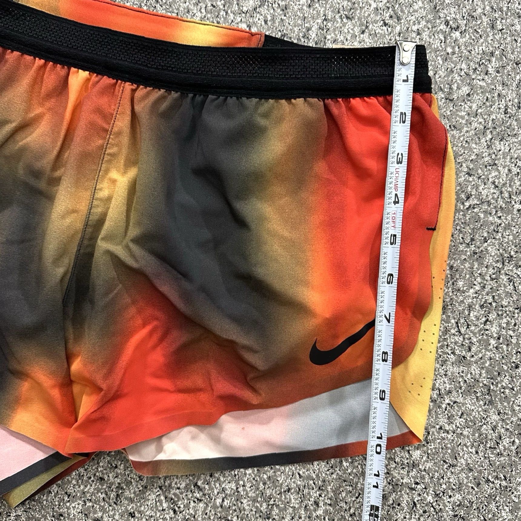 Nike Nike Aeroswift Elite ADV 2” Running Shorts Mens M Orange Lined Athletic Short Size US 31 - 6 Thumbnail