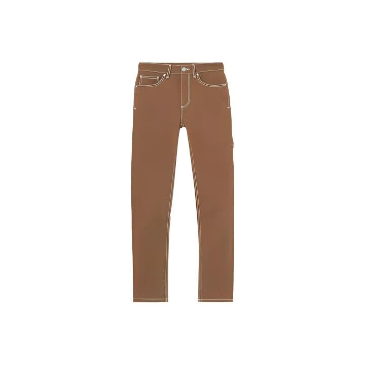 Burberry Burberry Brown Stretch Denim Pants for Women 0079 Size 27" / US 4 / IT 40 - 1 Thumbnail