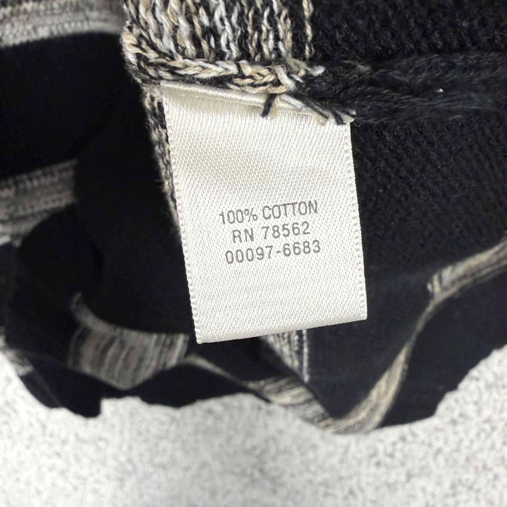 Vintage Christopher & Banks Cardigan Sweater Womens Small Black Striped Preppy Layering Size S / US 4 / IT 40 - 6 Thumbnail