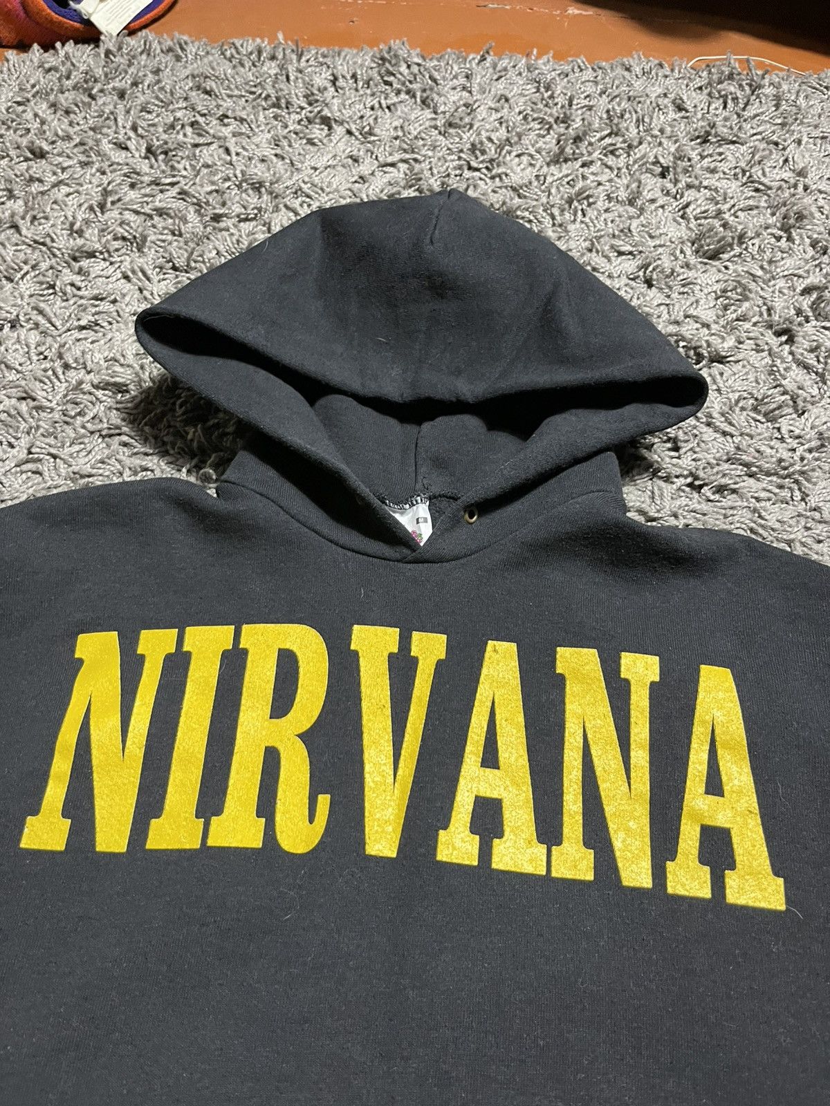 Nirvana NIRVANA BASIC COTTON Y2K BLACK HOODIE Size US M / EU 48-50 / 2 - 2 Thumbnail