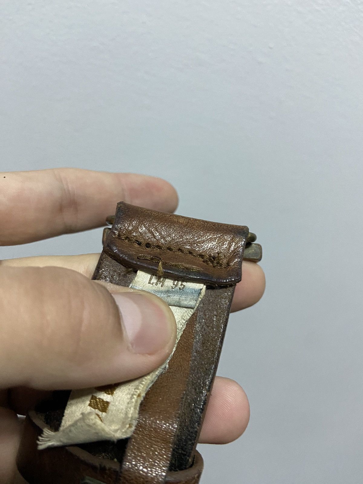 Diesel × Vintage Diesel belt leather vintage made in Italy avant Garde Size ONE SIZE - 6 Thumbnail