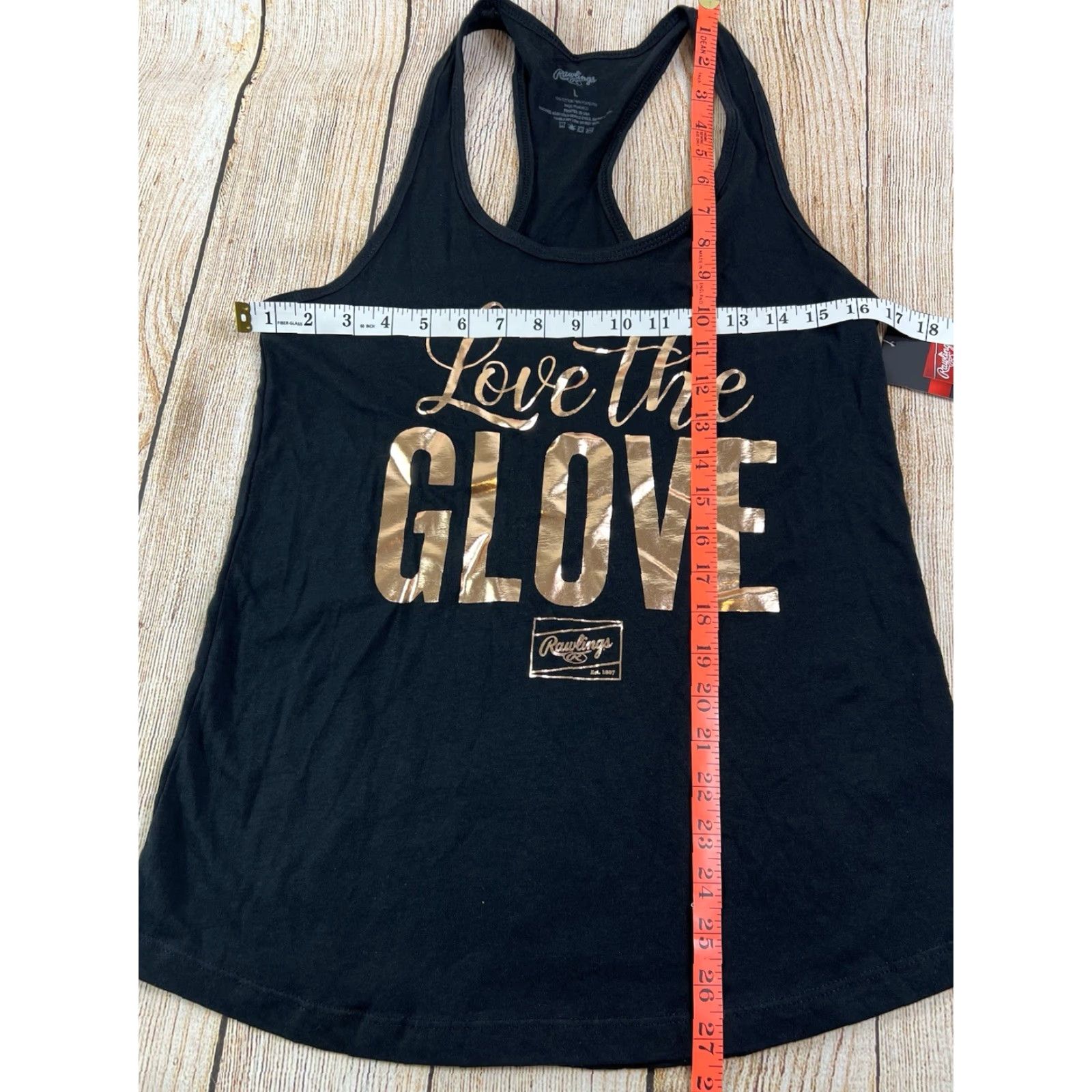 Vintage NWT Rawlings Tank Top Shirt Love Baseball Women L Black Shirt Tank Top Size L Women Basic Activewear Nerf? Size L / US 10 / IT 46 - 6 Thumbnail