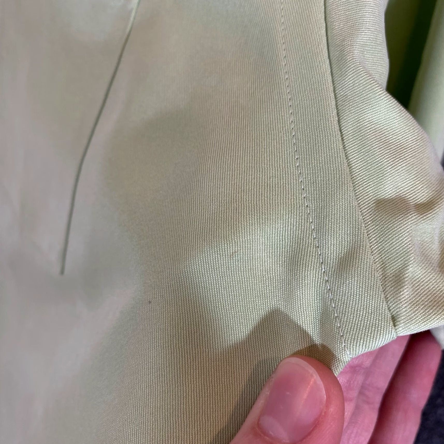 Ted Baker Ted Baker London Shirt Mens 5 Green Cream Lime Button Up Outdoors L/S Shine? Size US S / EU 44-46 / 1 - 7 Thumbnail