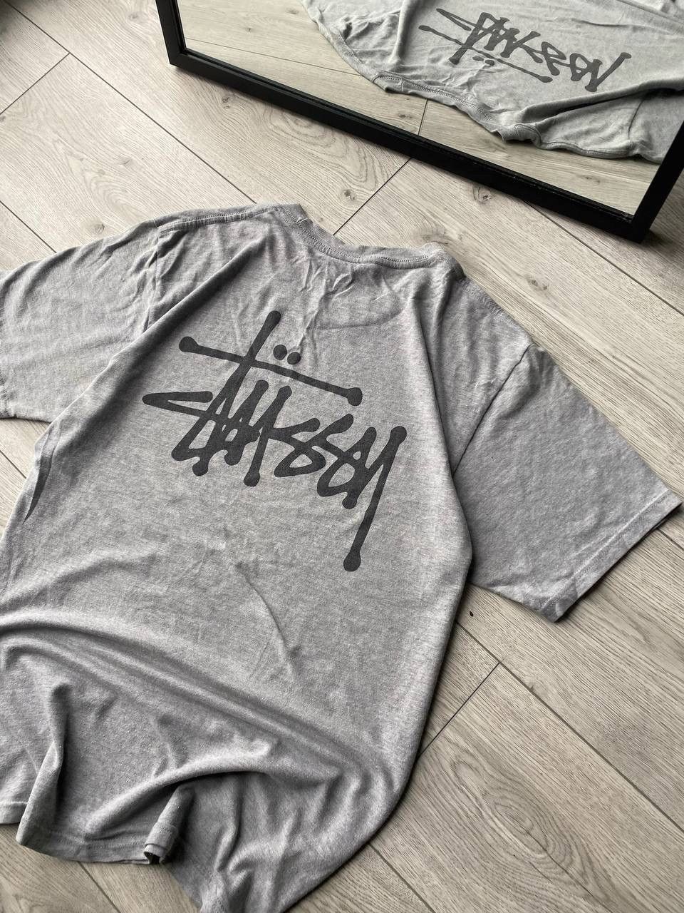 Stussy × Vintage Vintage 90's Stussy Big Logo Boxy T-shirt M Rare Size US M / EU 48-50 / 2 - 7 Thumbnail