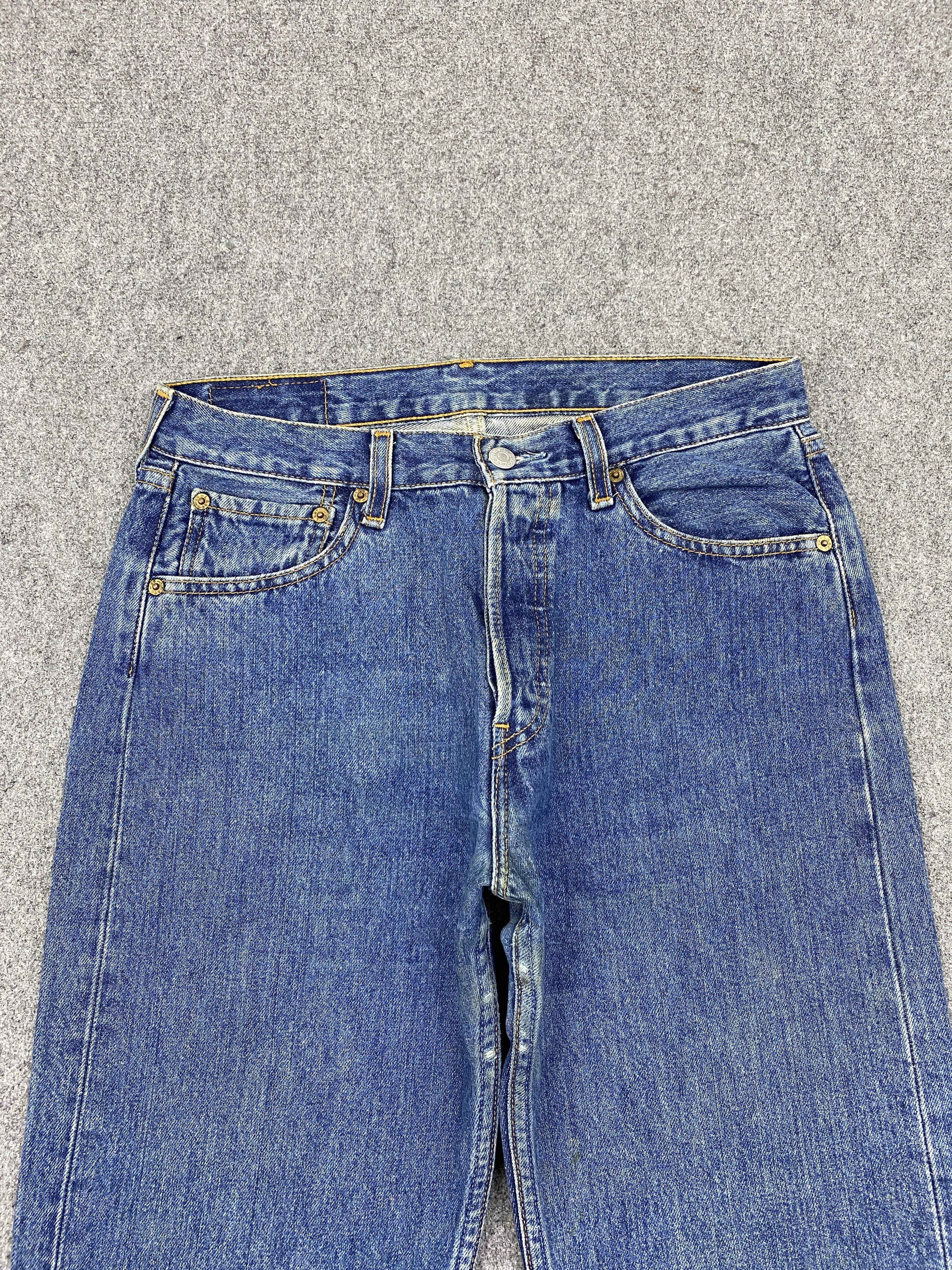 Levi's Blue Denim Vintage Levis 501 Jeans DP2758 Size US 30 / EU 46 - 2 Thumbnail