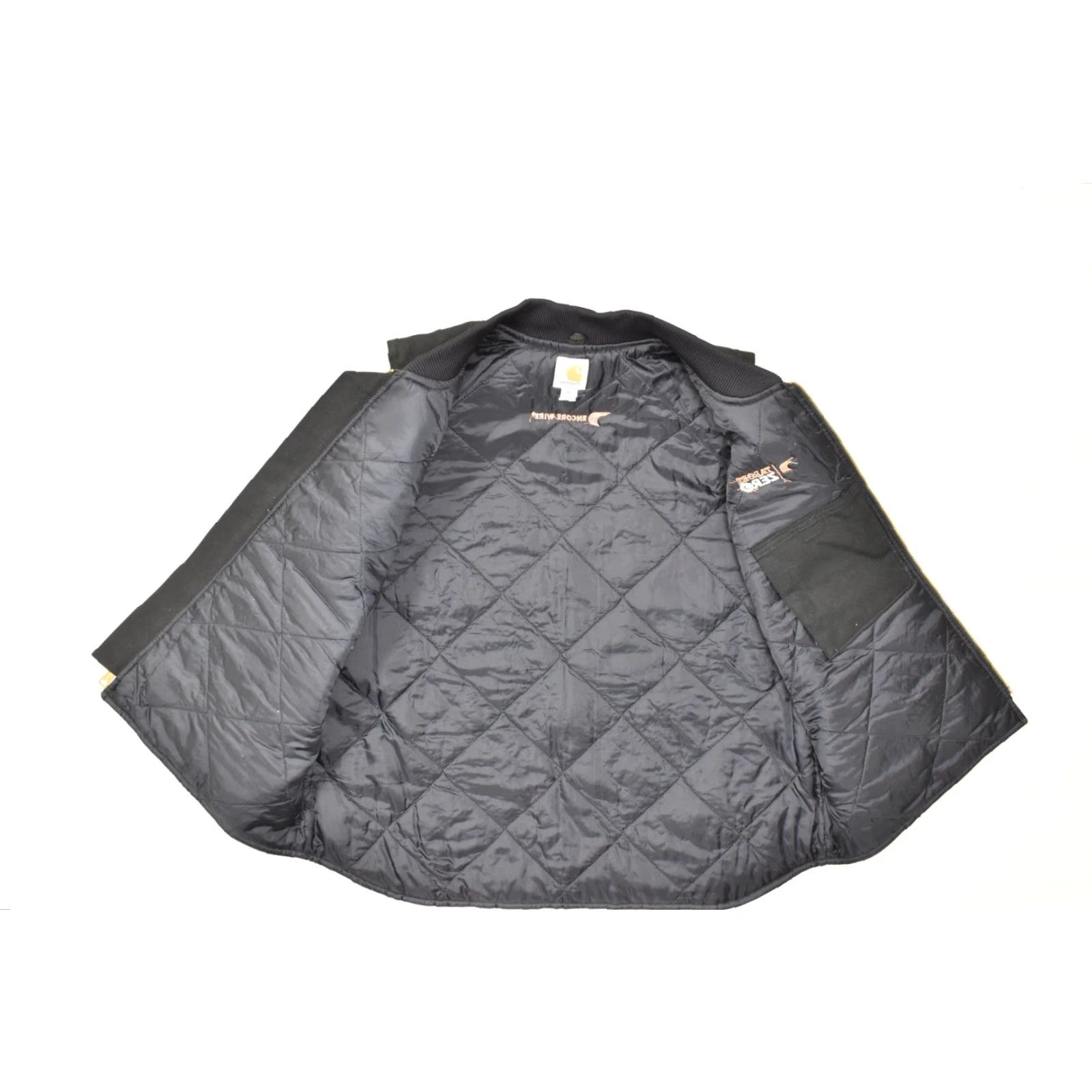 Carhartt VINTAGE Carhartt V01 Duck Vest Black Arctic Quilt Lined Men's XL Quilted Vest with Logo Canvas See Logo Black Quilted Lined Warmth 300 Size US XL / EU 56 / 4 - 6 Thumbnail