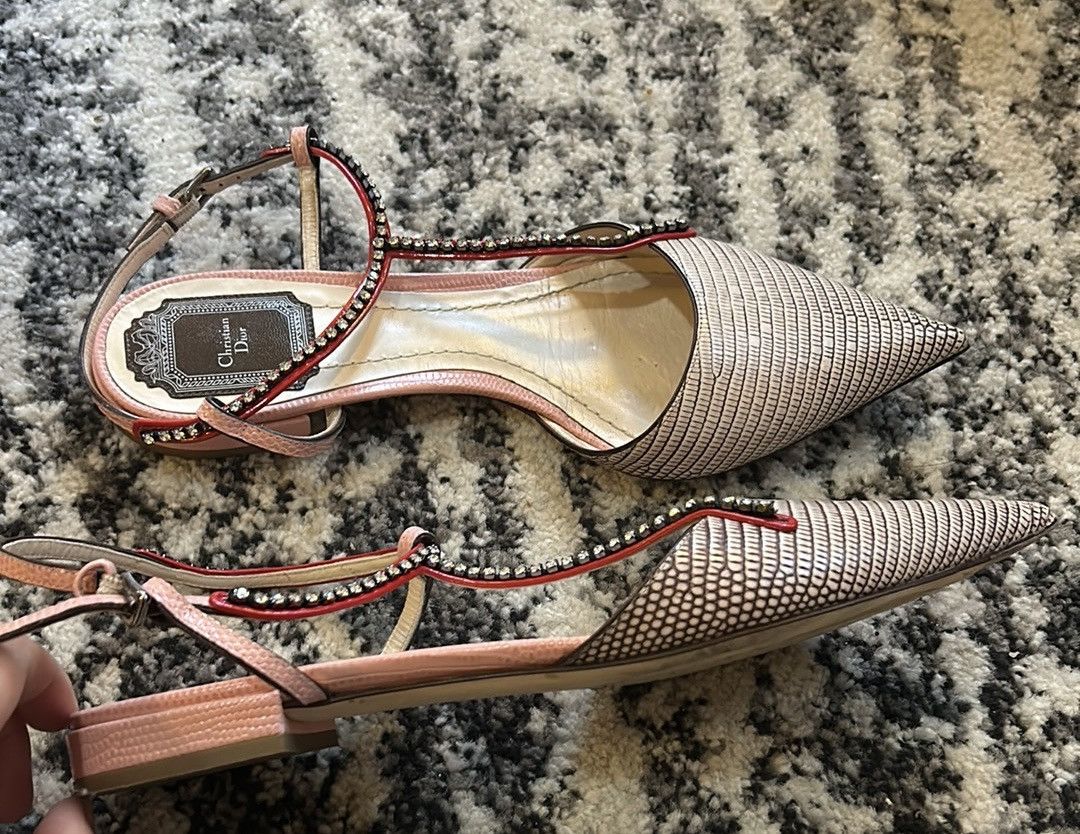 Dior Christian Dior Ballerina T-Strap Flat size 38 Size US 8 / IT 38 - 9 Thumbnail