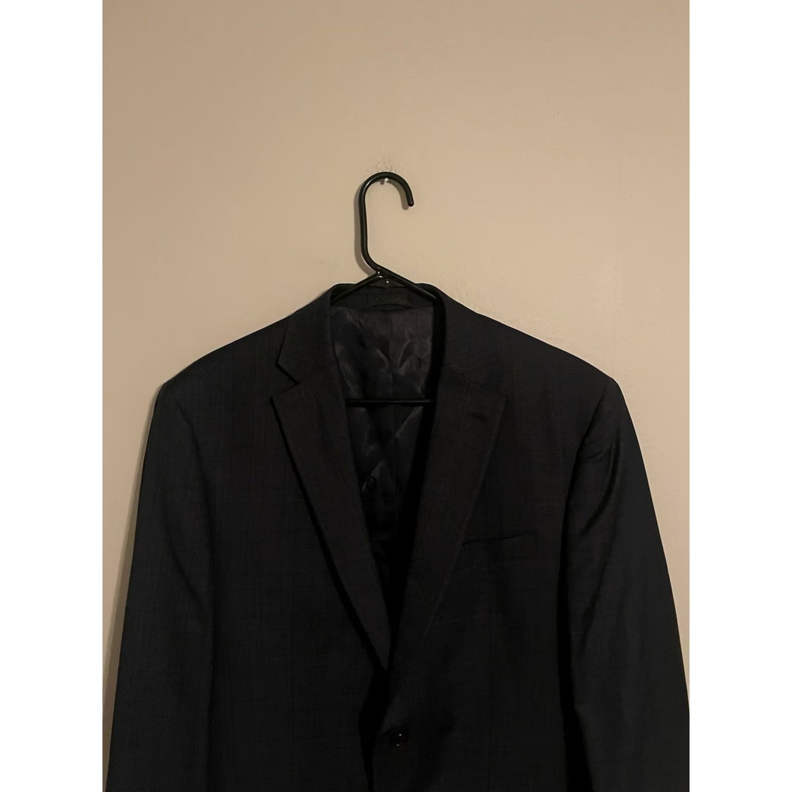 Ralph Lauren Lauren Ralph Lauren LRL Navy Blue Plaid Wool Blazer Suit Jacket Coat Mens 44R Size 44R - 2 Thumbnail