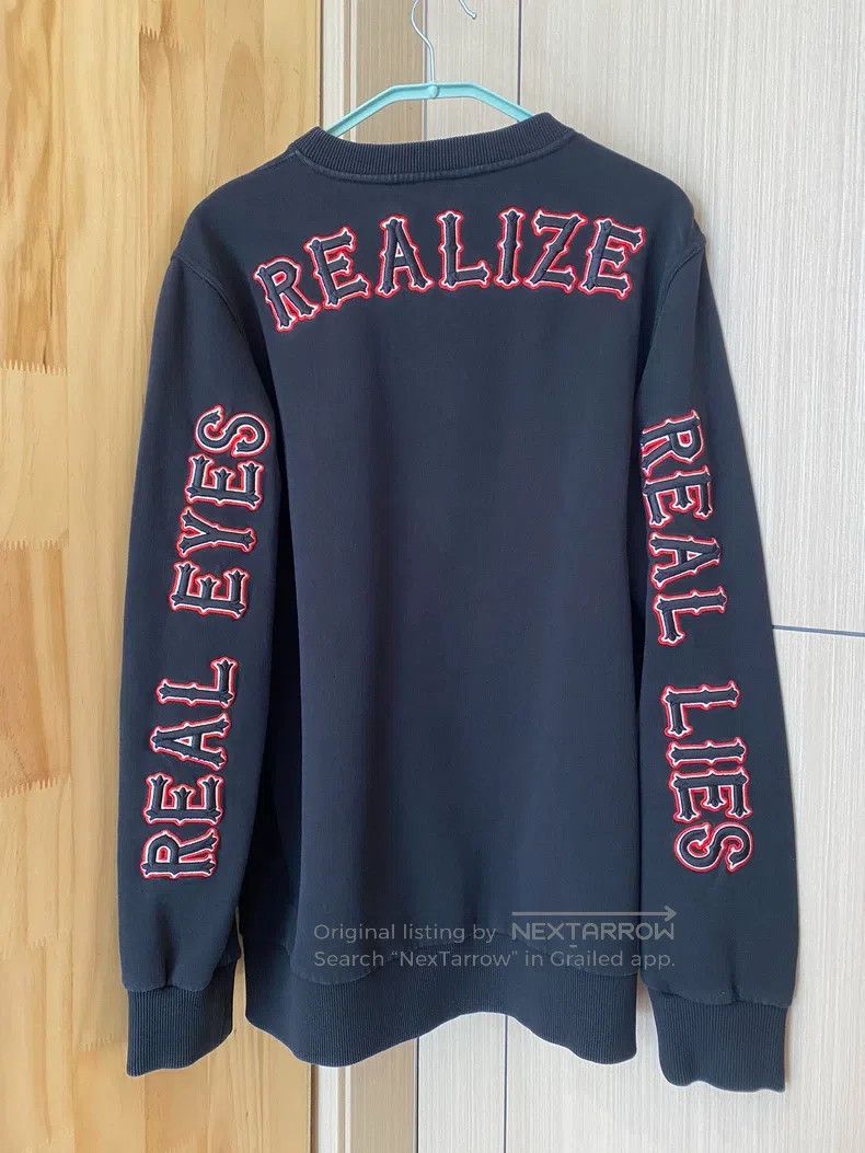 Givenchy Givenchy Black Embroidered Crewneck Sweatshirt Size US L / EU 52-54 / 3 - 2 Thumbnail