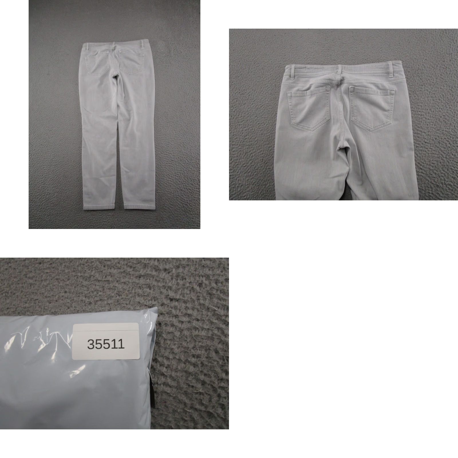 J. Jill J Jill Denim Slim Ankle Jeans Women's Size 6 Gray Cotton Blend Stretch Pocket 5-Pocket Design Denim Jeans Size 28" / US 6 / IT 42 - 9 Thumbnail