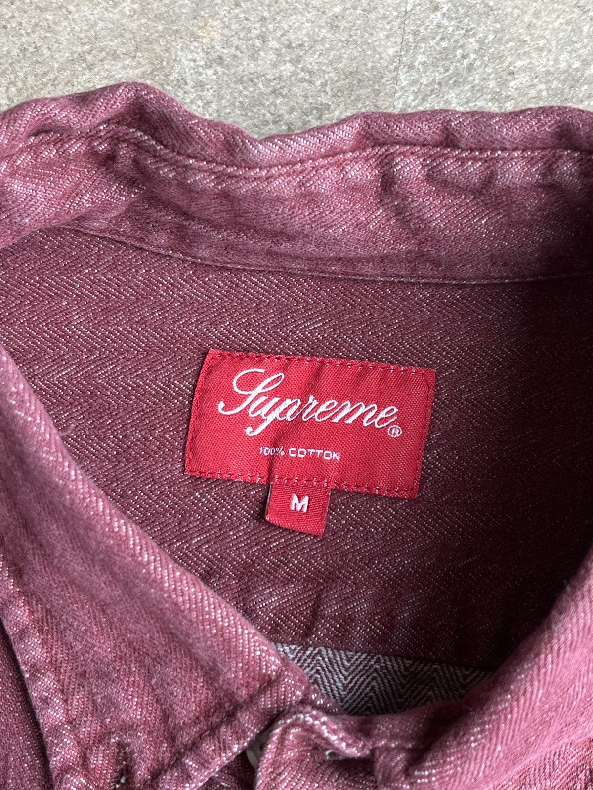 Supreme Supreme FW16 Denim Long Sleeve Button Up Size US M / EU 48-50 / 2 - 4 Thumbnail