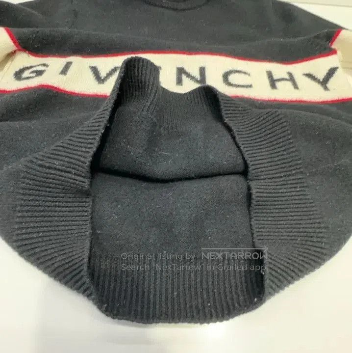 Givenchy Givenchy Men's Striped Band Crewneck Knit Sweater. Size US L / EU 52-54 / 3 - 9 Thumbnail